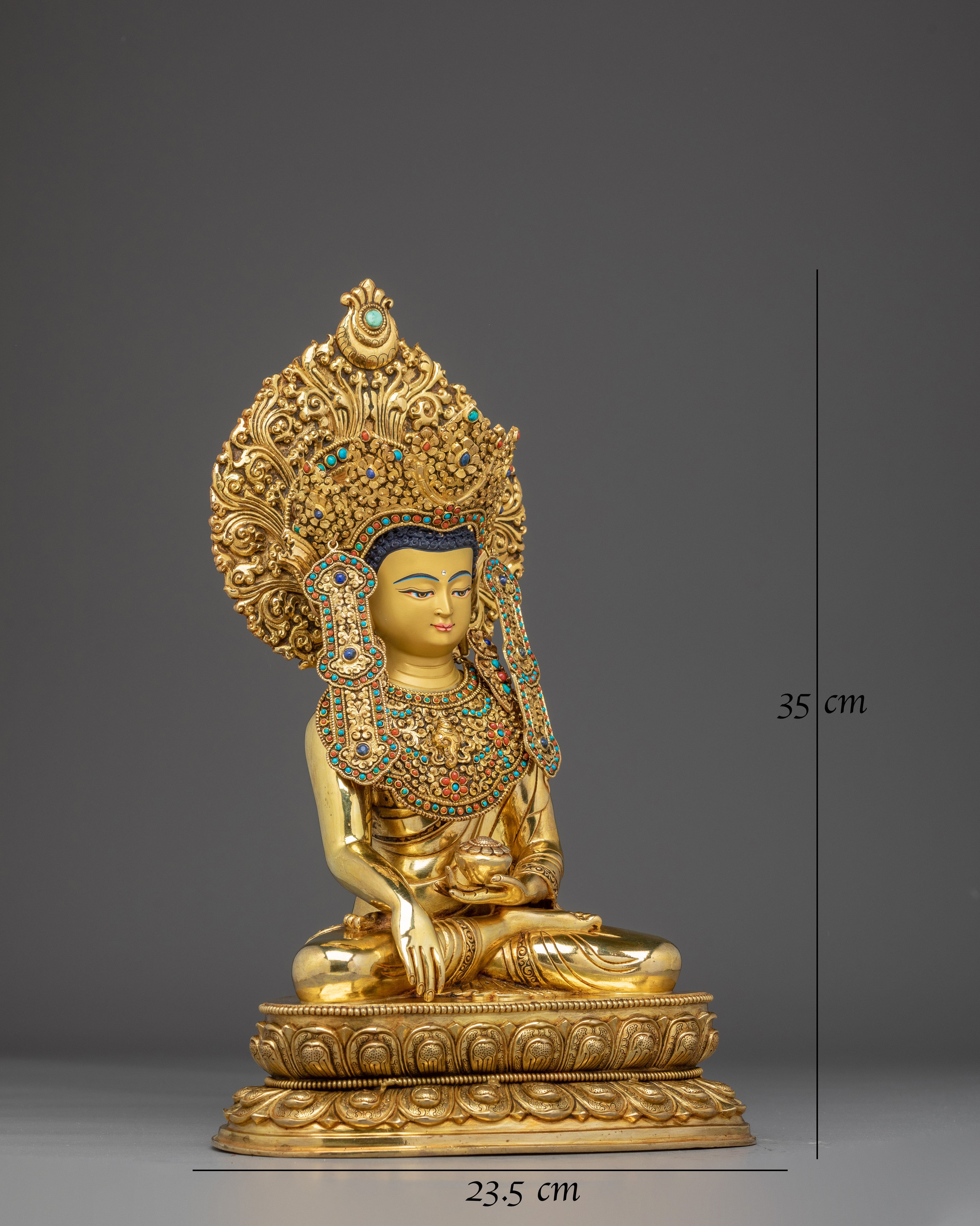 crown-shakyamuni-buddha-enlightened-sovereign