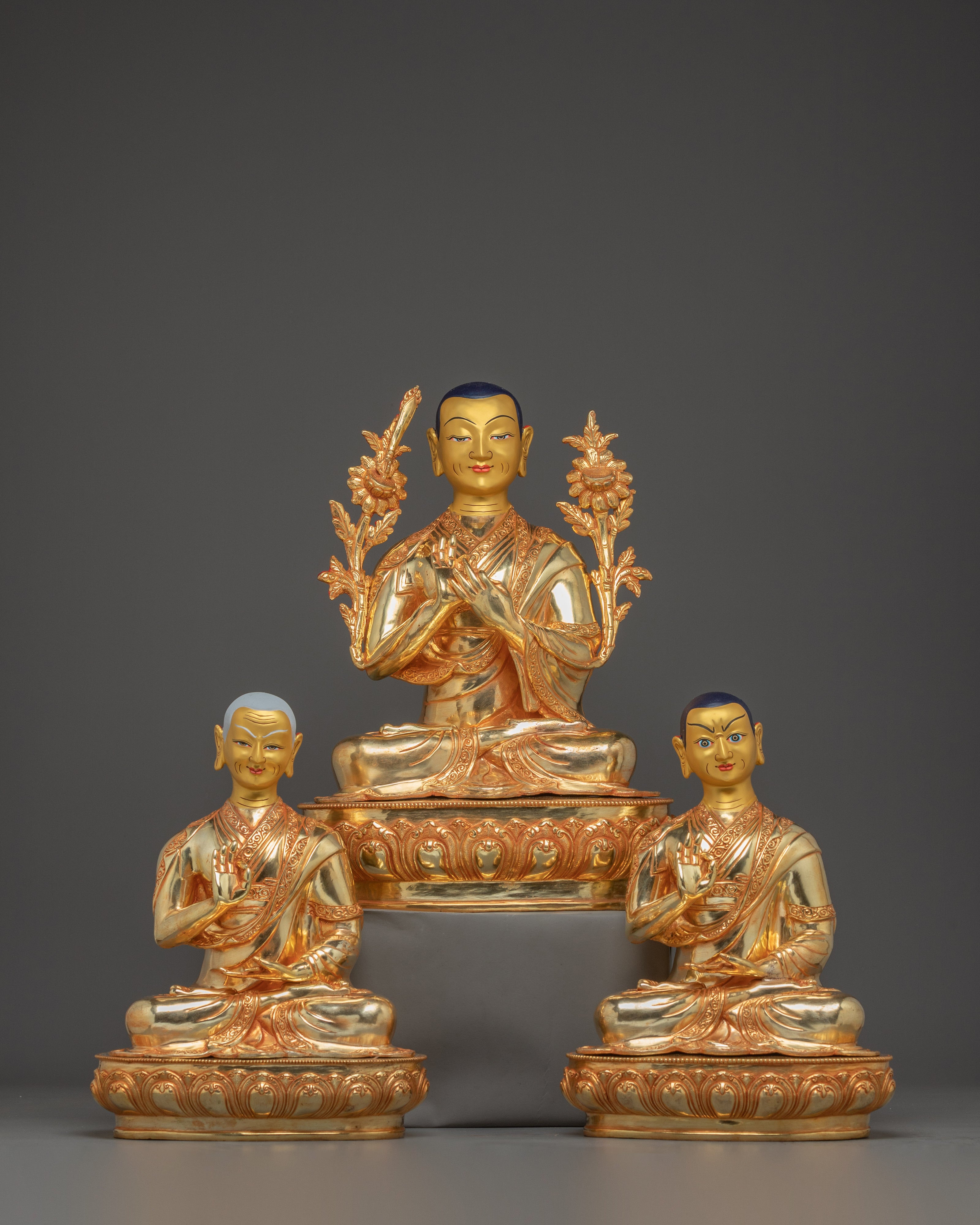 Tsongkhapa Statue Set