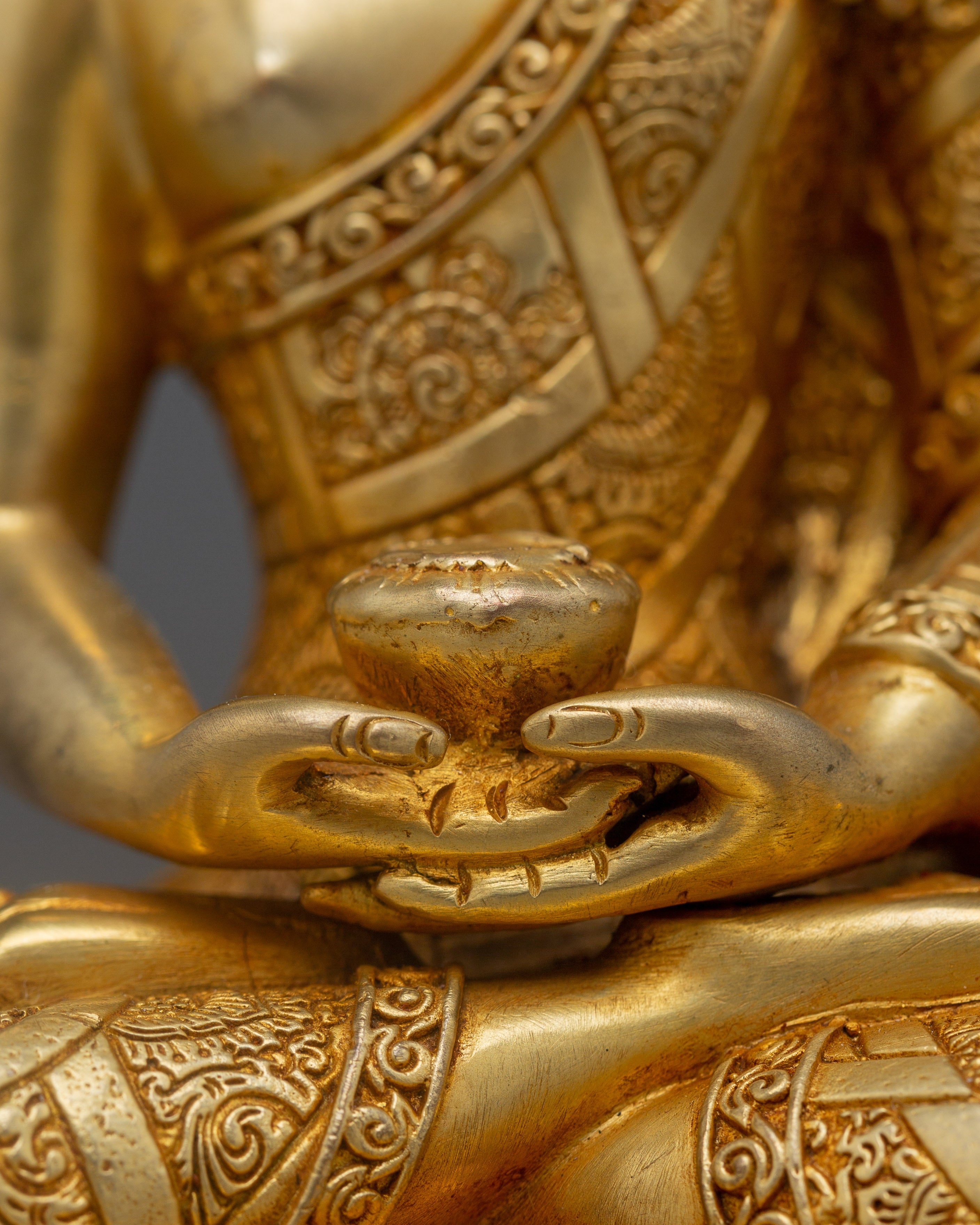 Infinite Light Golden Buddha Amitabha Artwork | Buddha of Compassion