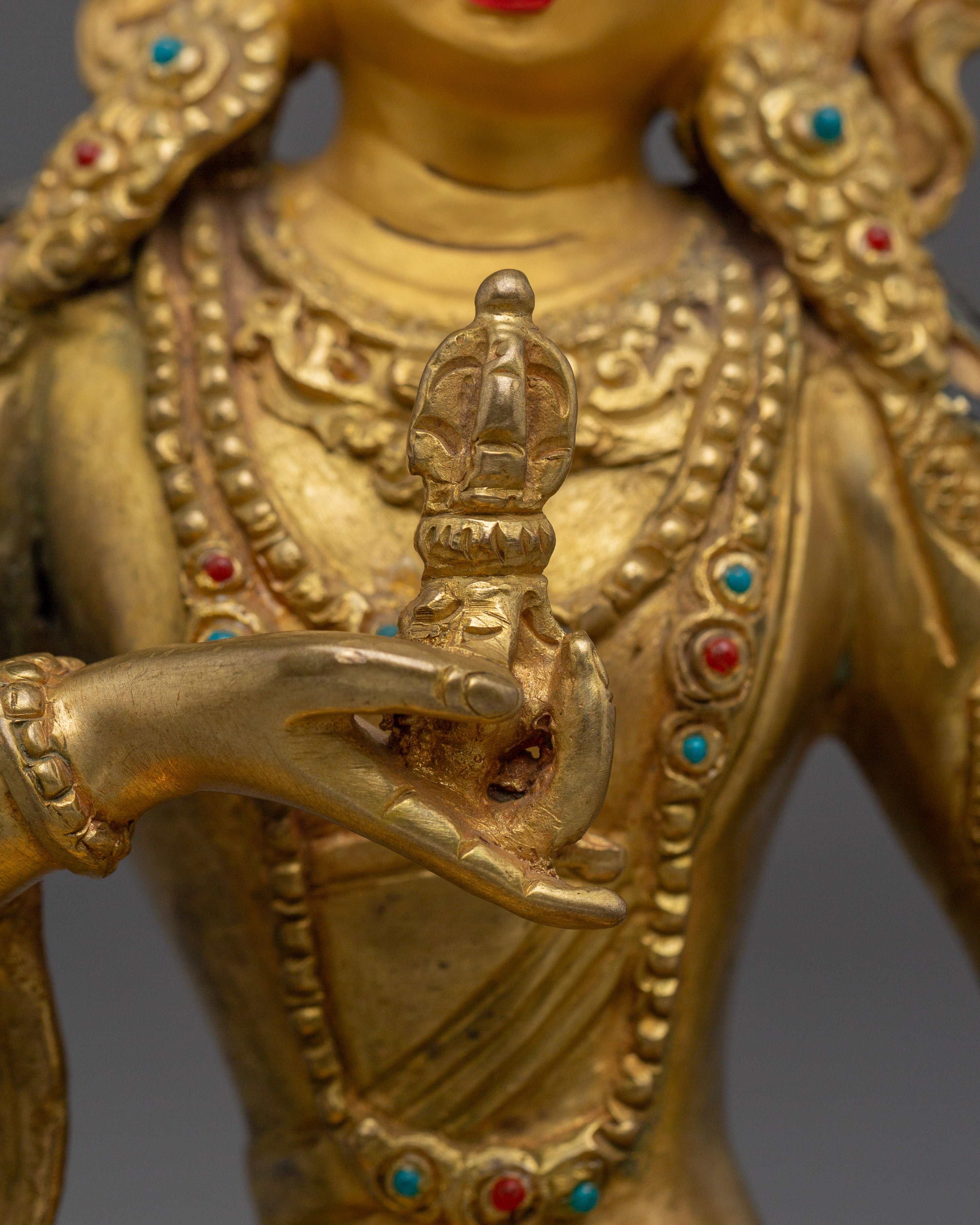 Tibetan Vajrasattva Icon Artwork | Sacred Bodhisattva of Purity