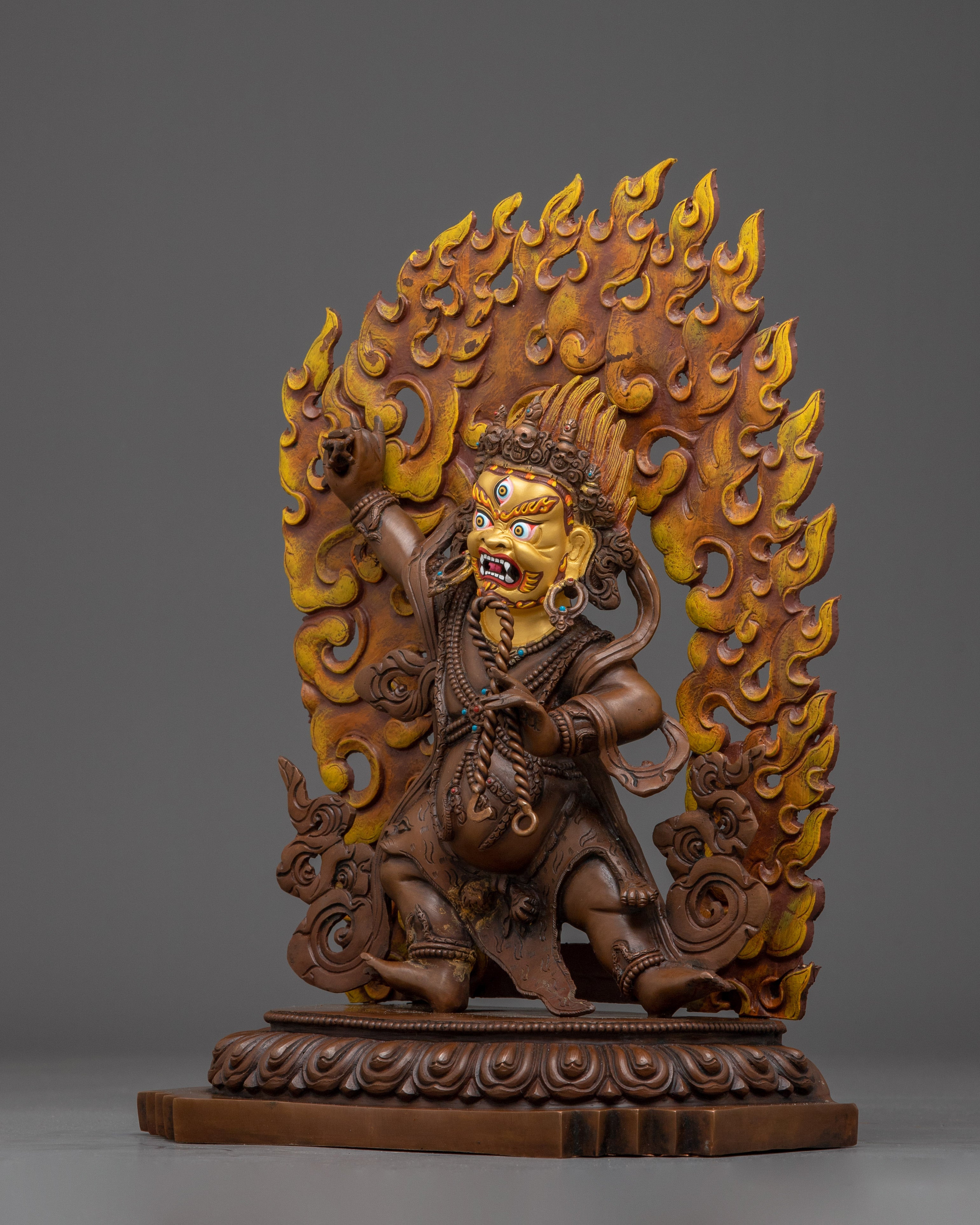 Vajrapani, Protector of Enlightenment | Nepali Crafted Icon for Meditation