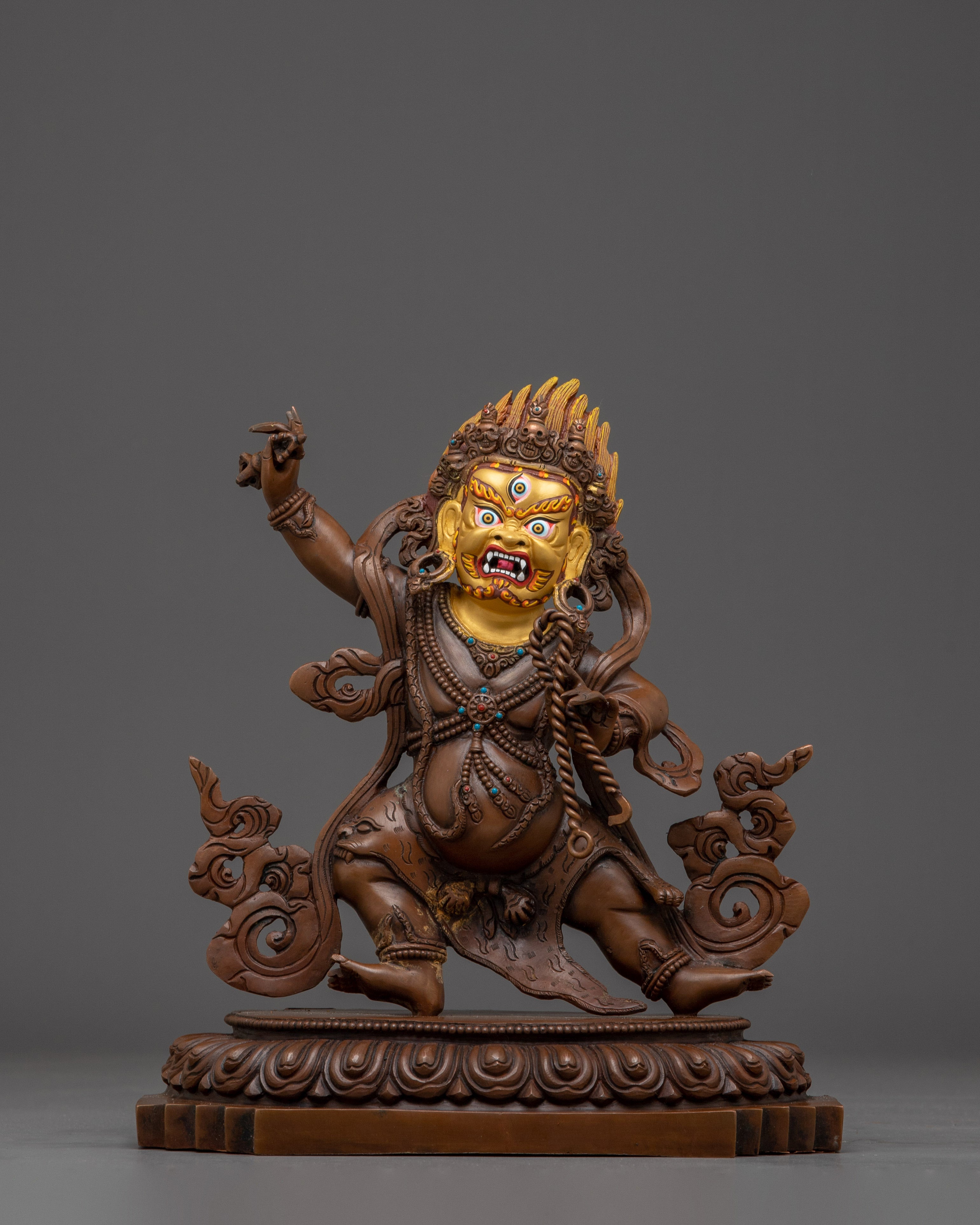 Vajrapani, Protector of Enlightenment | Nepali Crafted Icon for Meditation