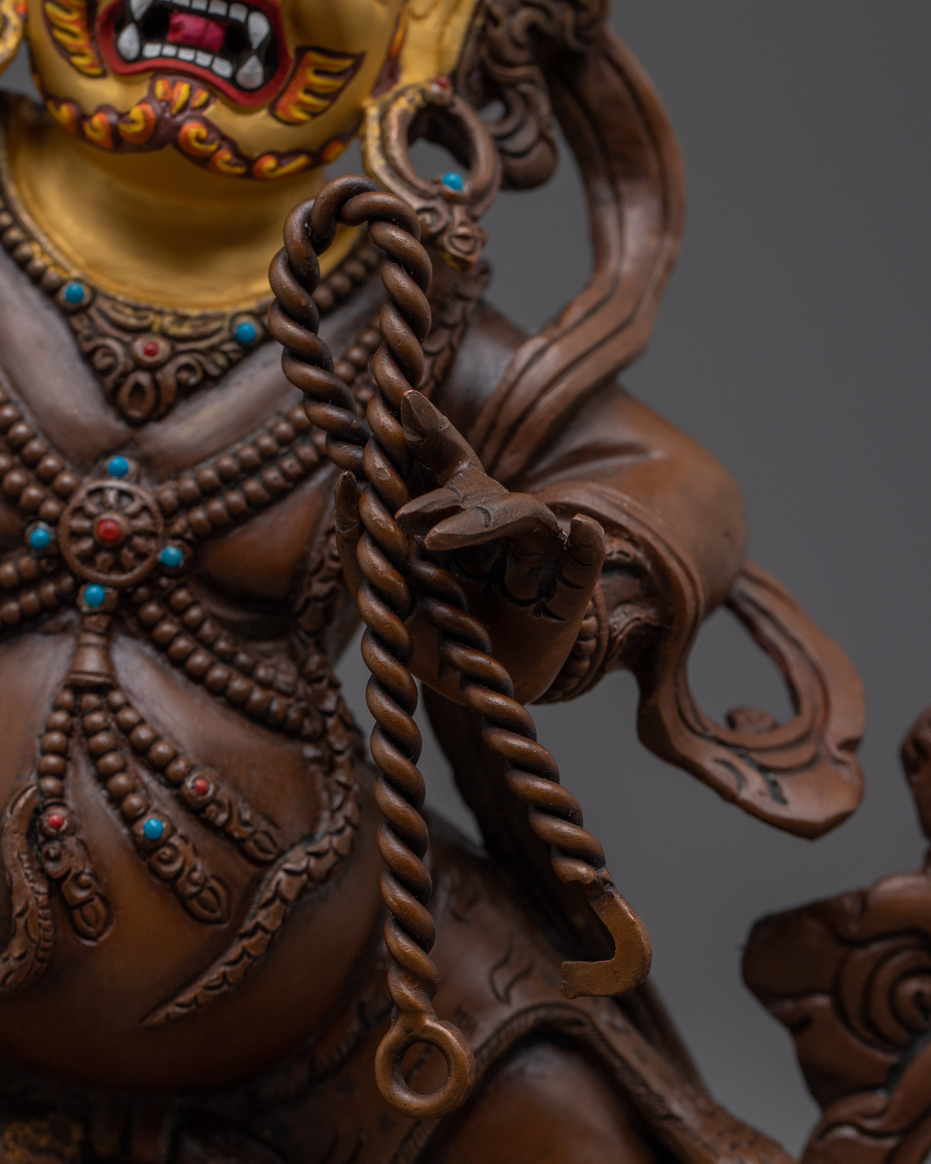 Vajrapani, Protector of Enlightenment | Nepali Crafted Icon for Meditation