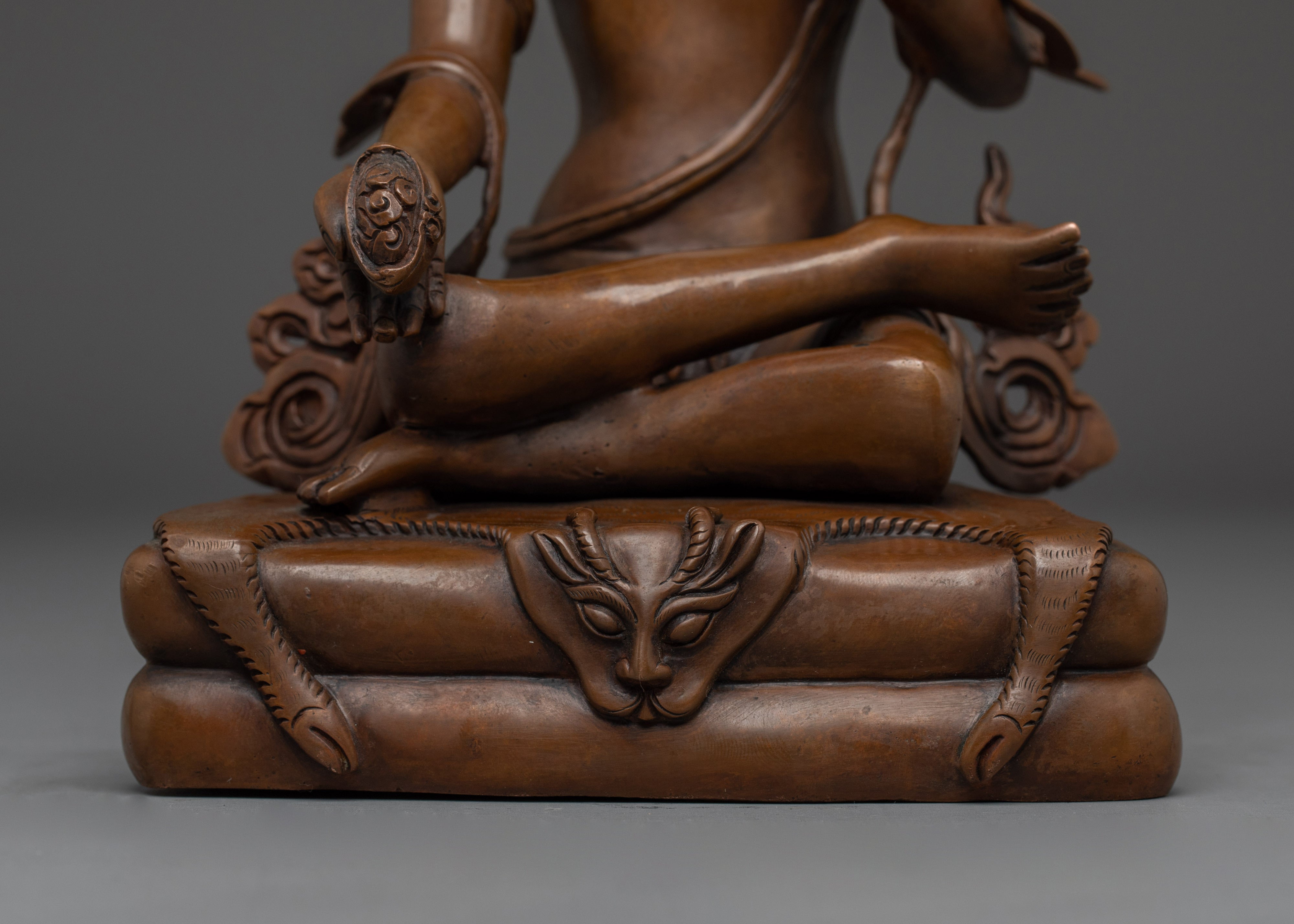 Copper Naropa Statue: Revered Buddhist Master