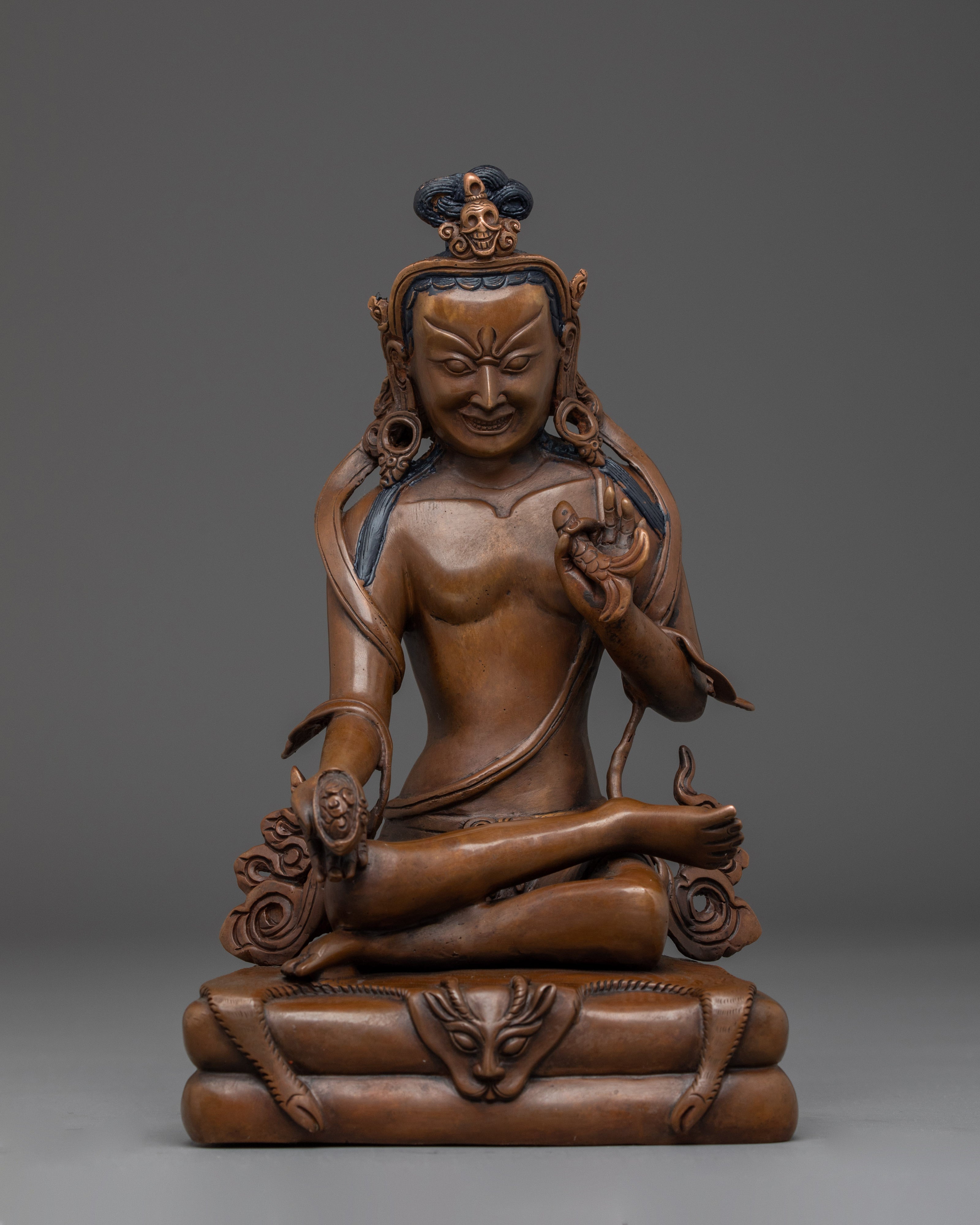 Copper Naropa Statue: Revered Buddhist Master