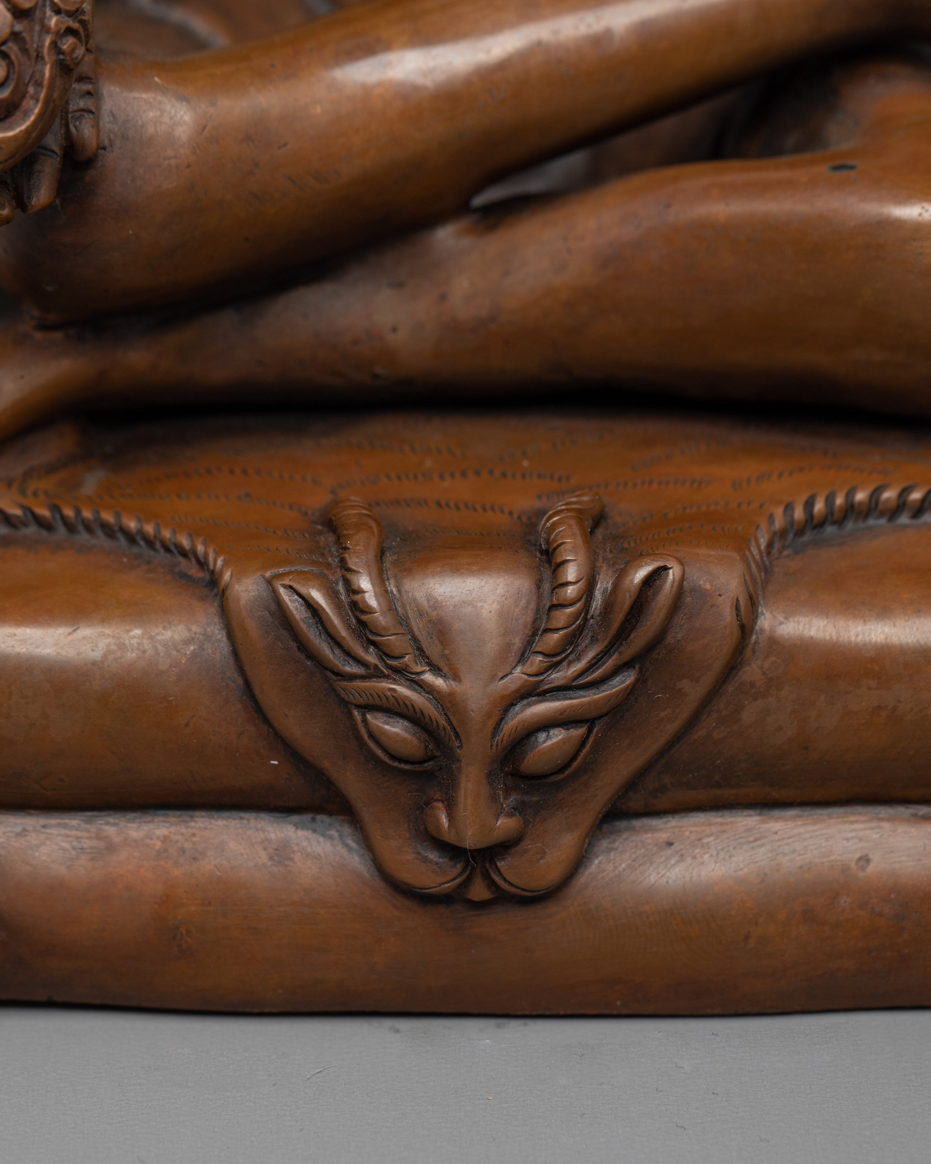 Copper Naropa Statue: Revered Buddhist Master