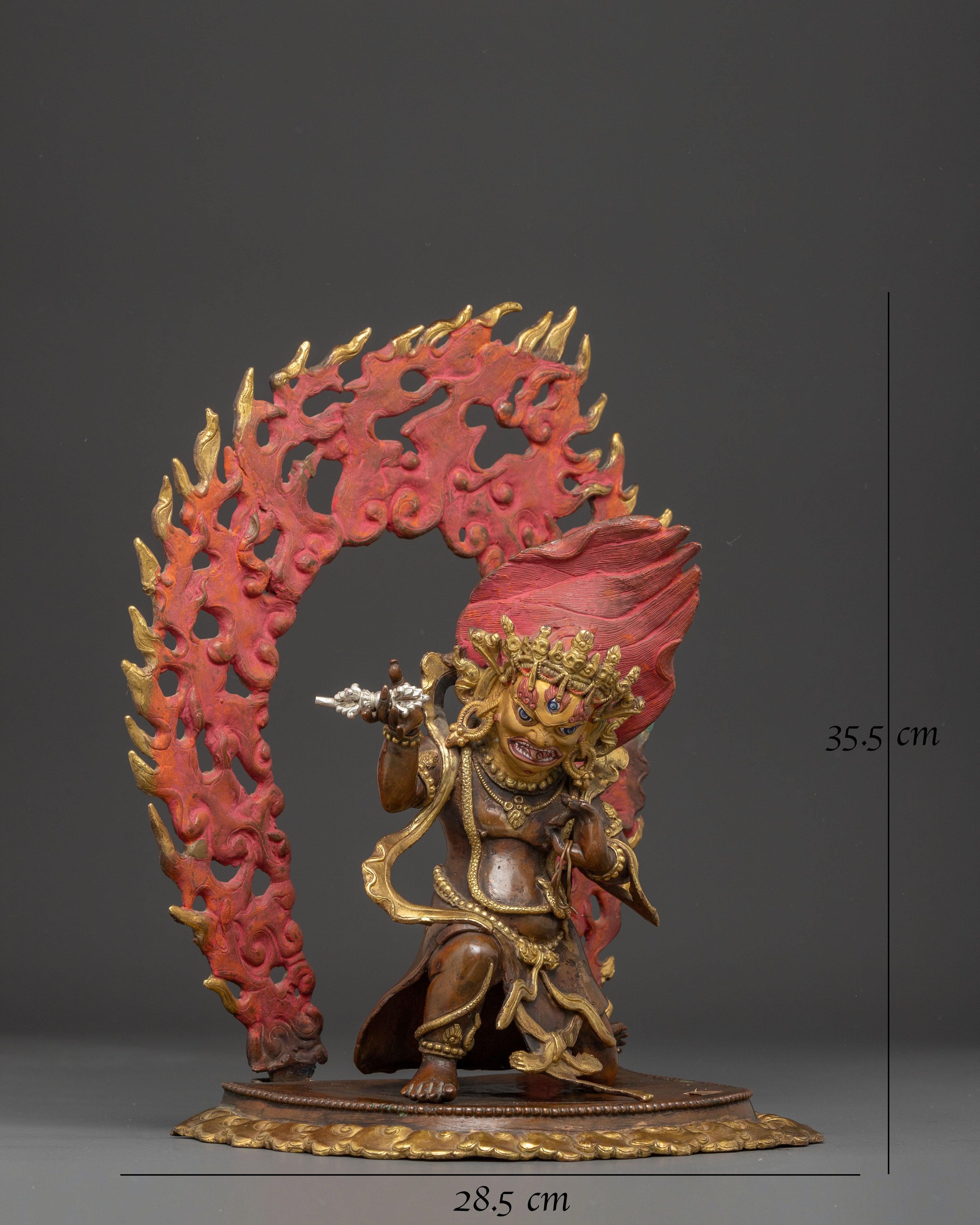 Handmade Statue of Achala | Guardian of the Dharma