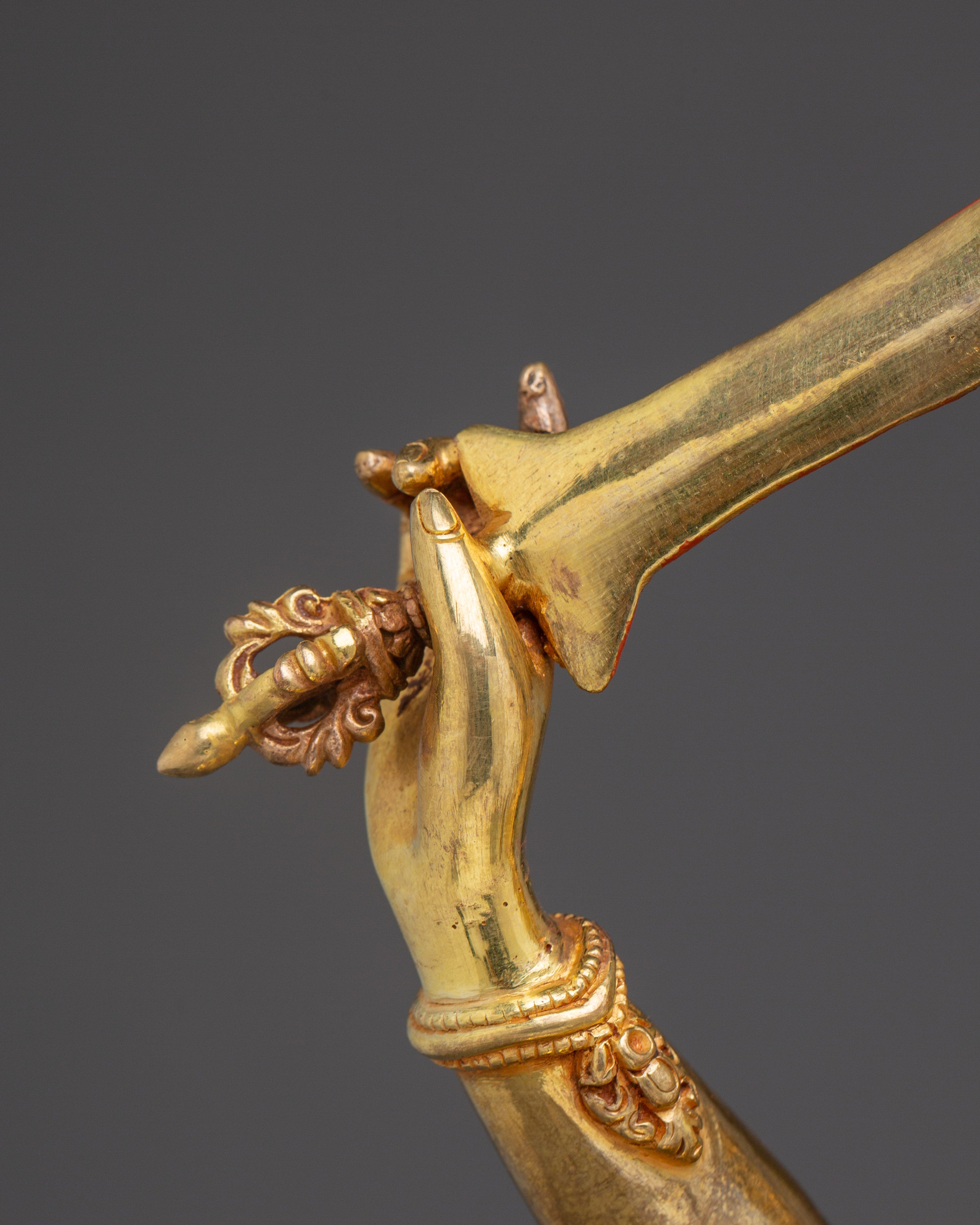 Manjushri Art, Guardian of Knowledge | Handcrafted Nepali Figure