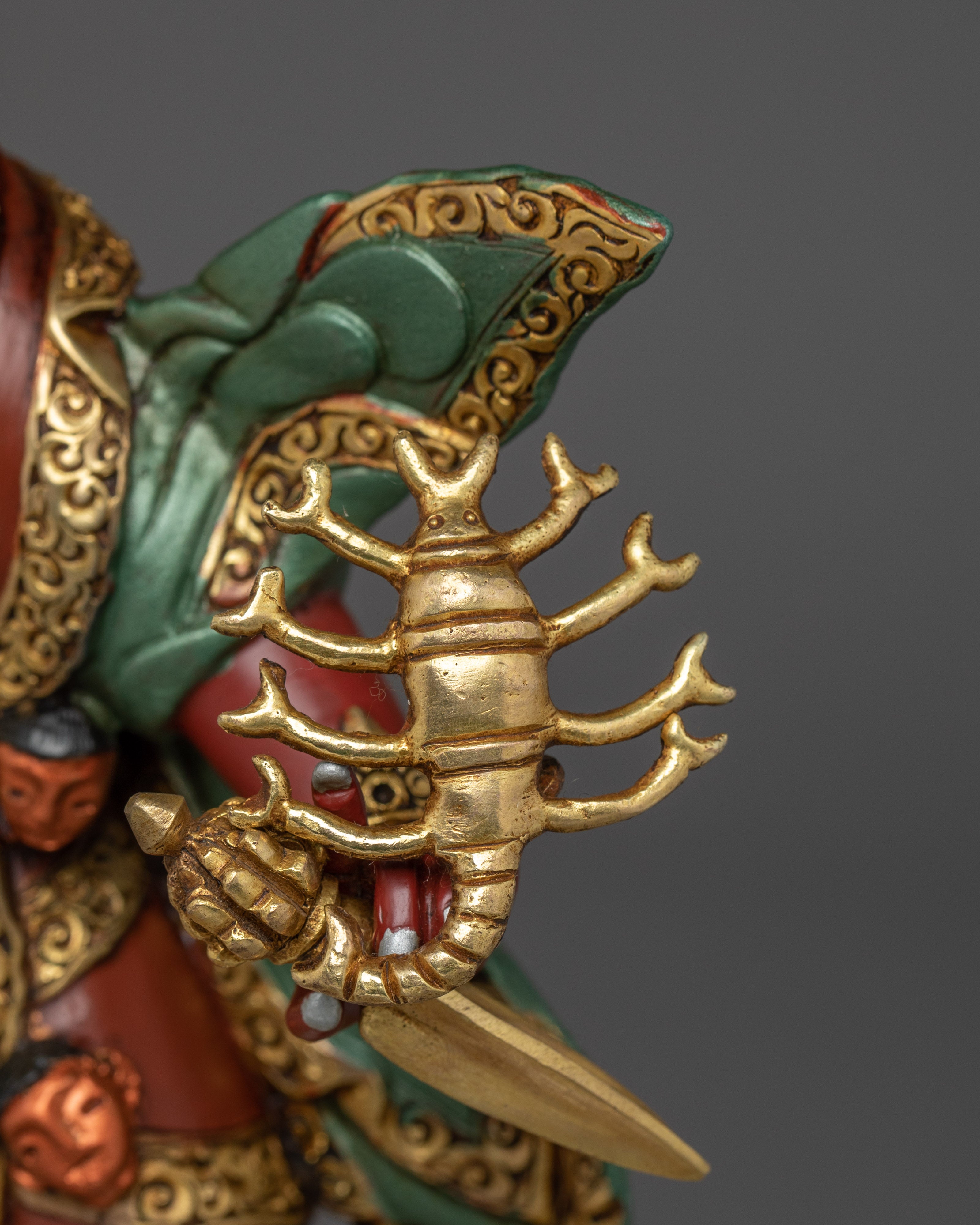 Dorje Drollo Statue: Protector of the Dharma