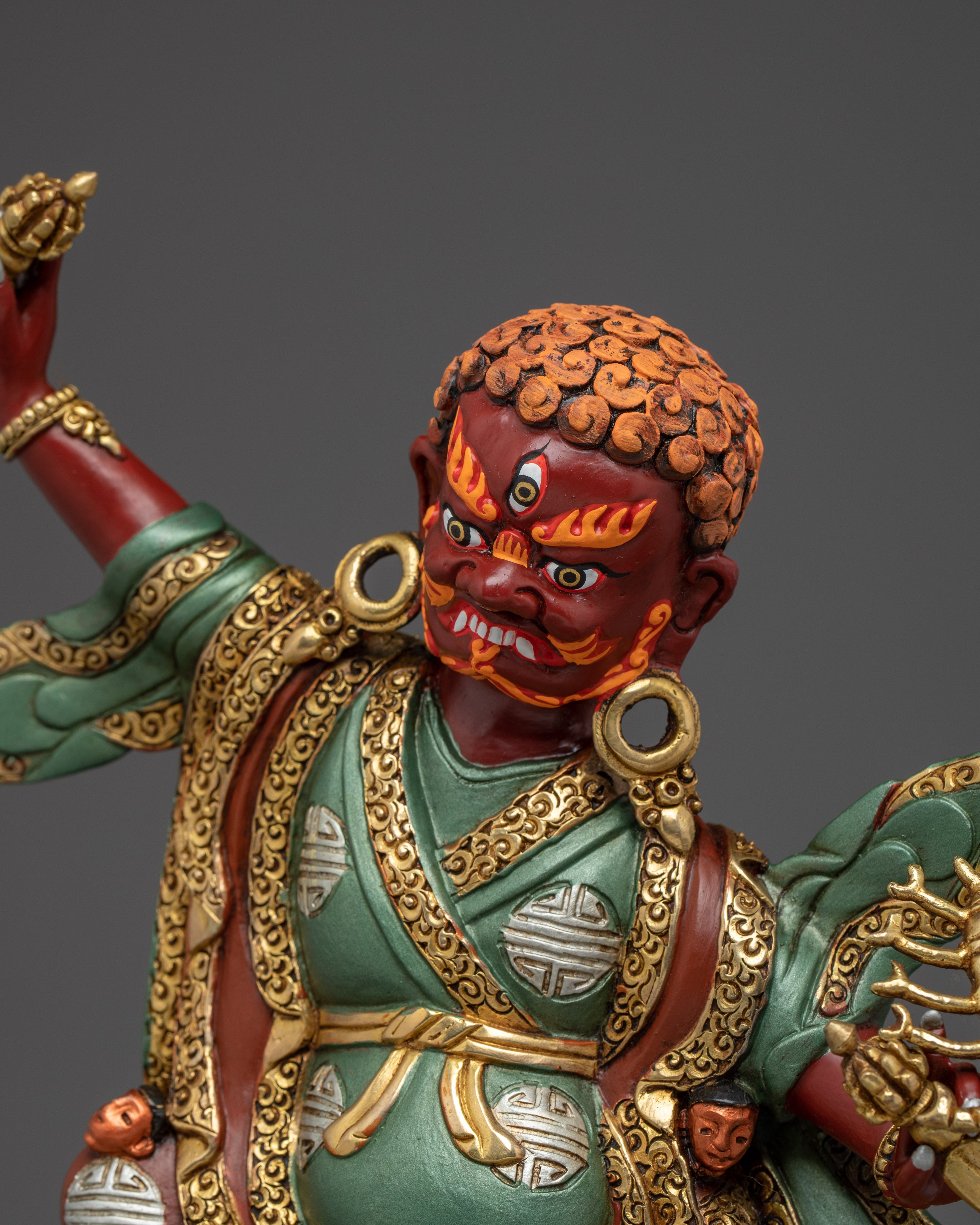 Dorje Drollo Statue: Protector of the Dharma