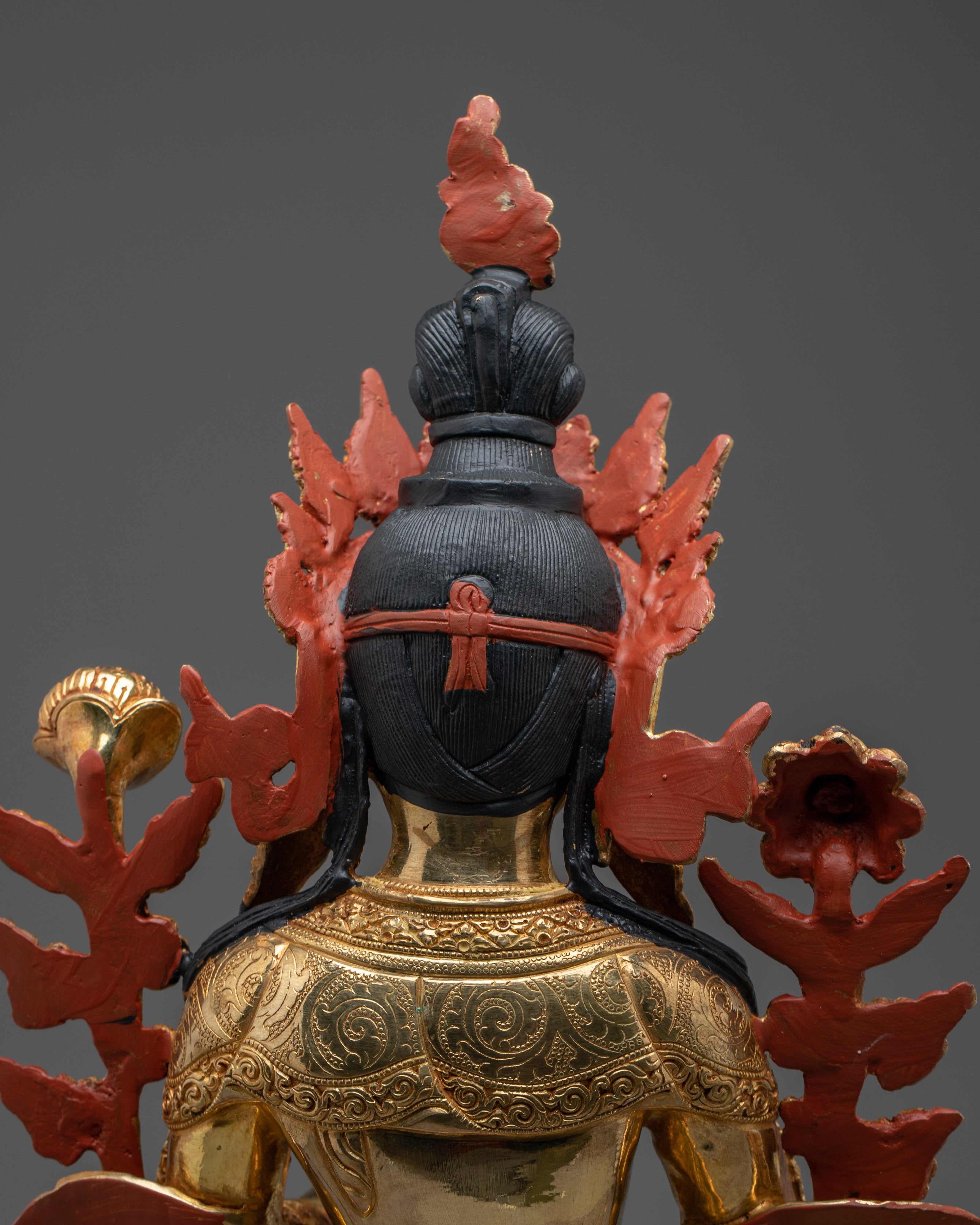 Green Tara Figurine, Swift Liberator of Compassion