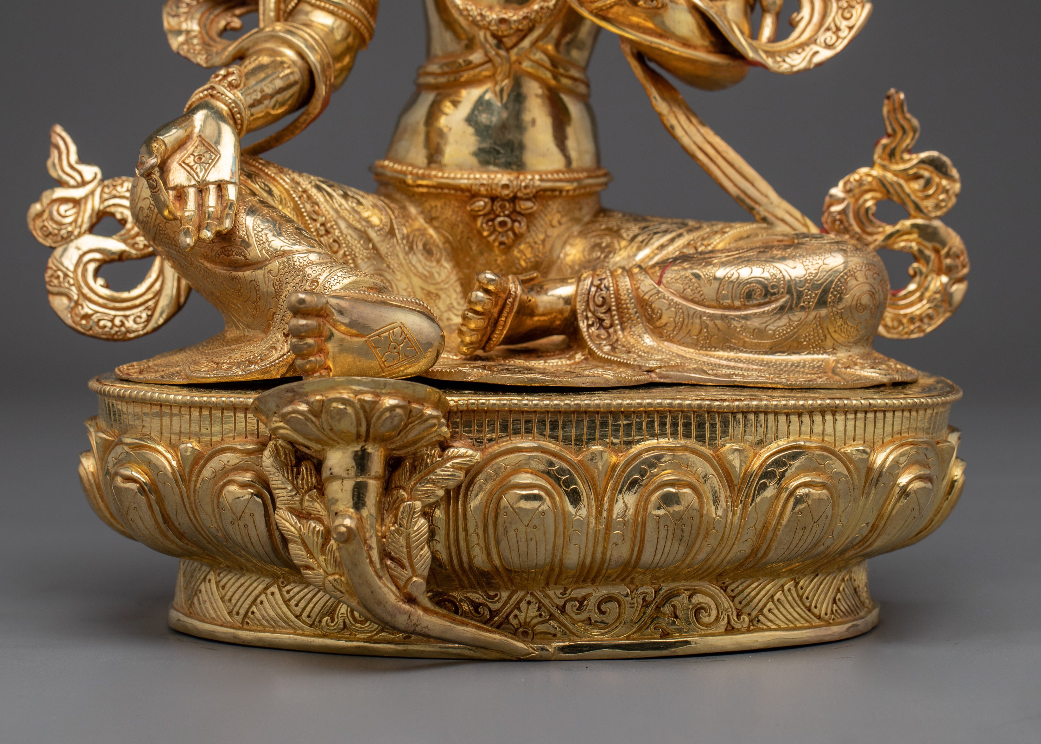 Green Tara Figurine, Swift Liberator of Compassion