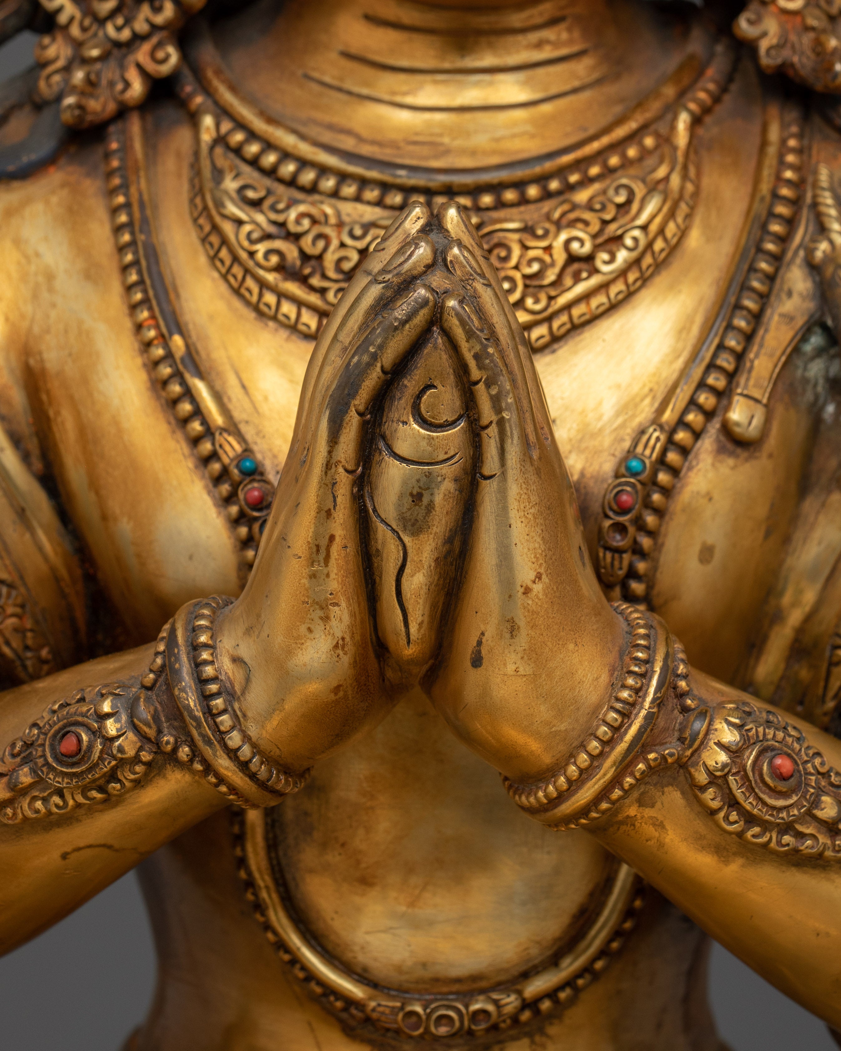 Bodhisattva Chenrezig 25.6 Inch Statue for Meditation