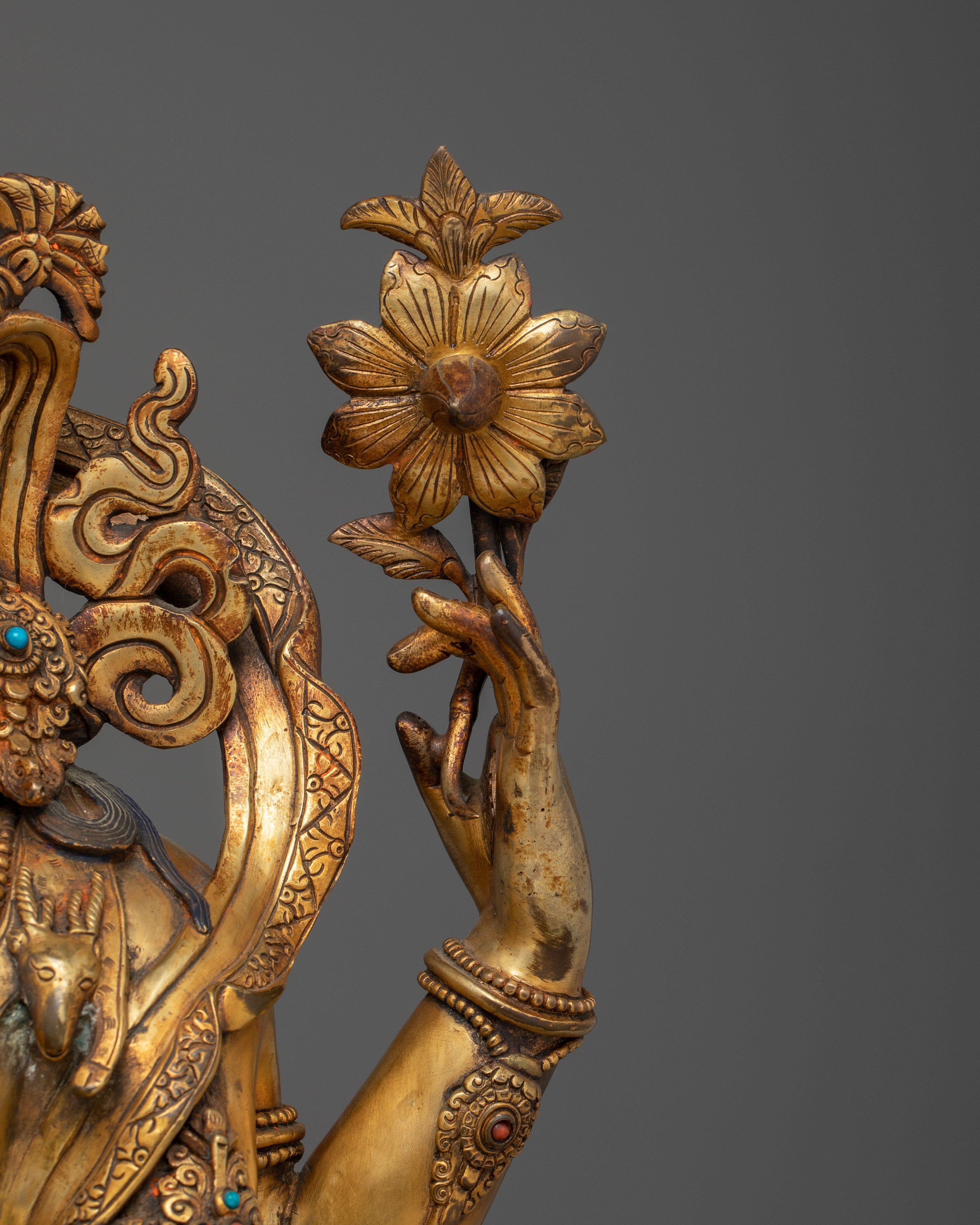 Bodhisattva Chenrezig 25.6 Inch Statue for Meditation