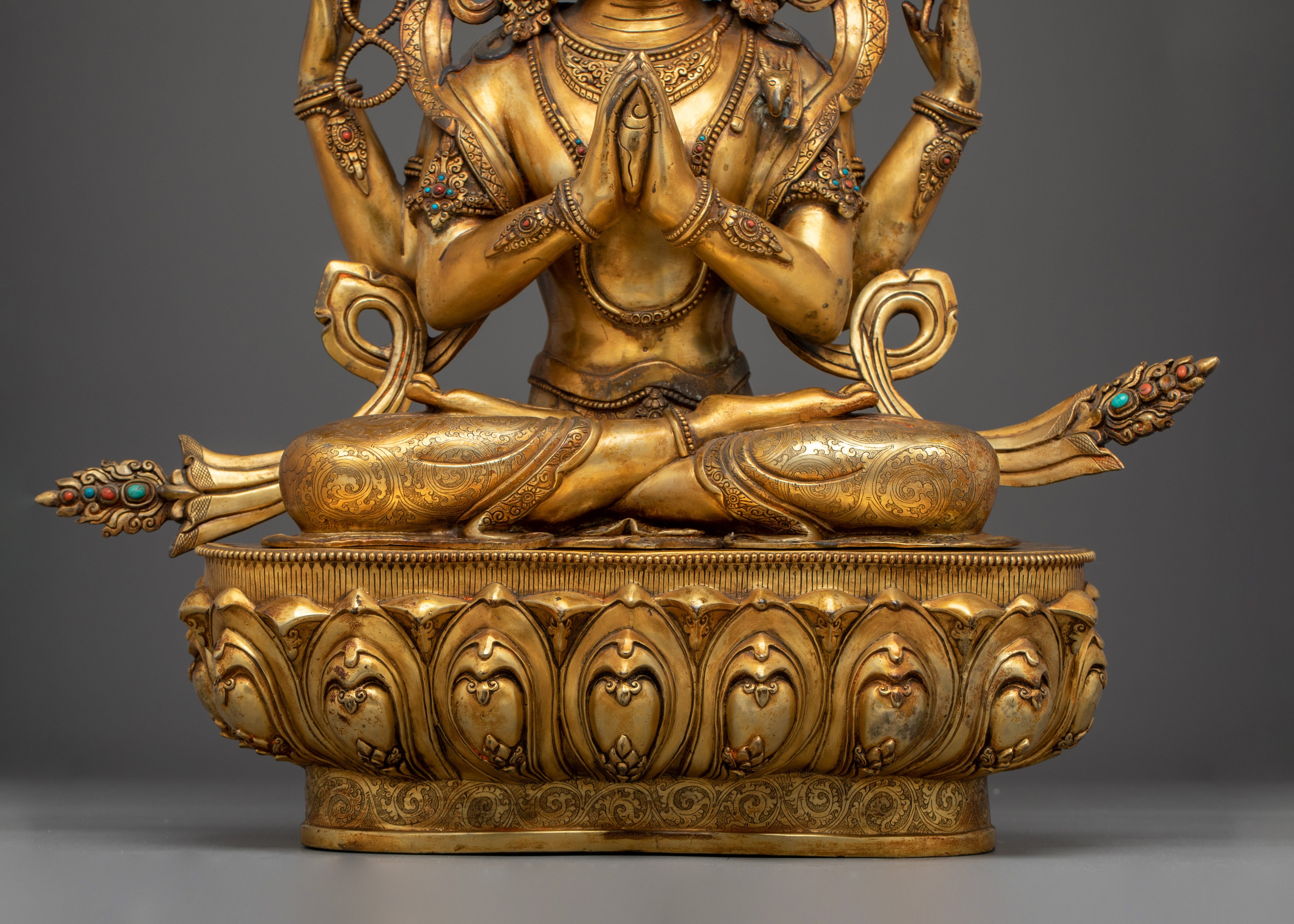 Bodhisattva Chenrezig 25.6 Inch Statue for Meditation