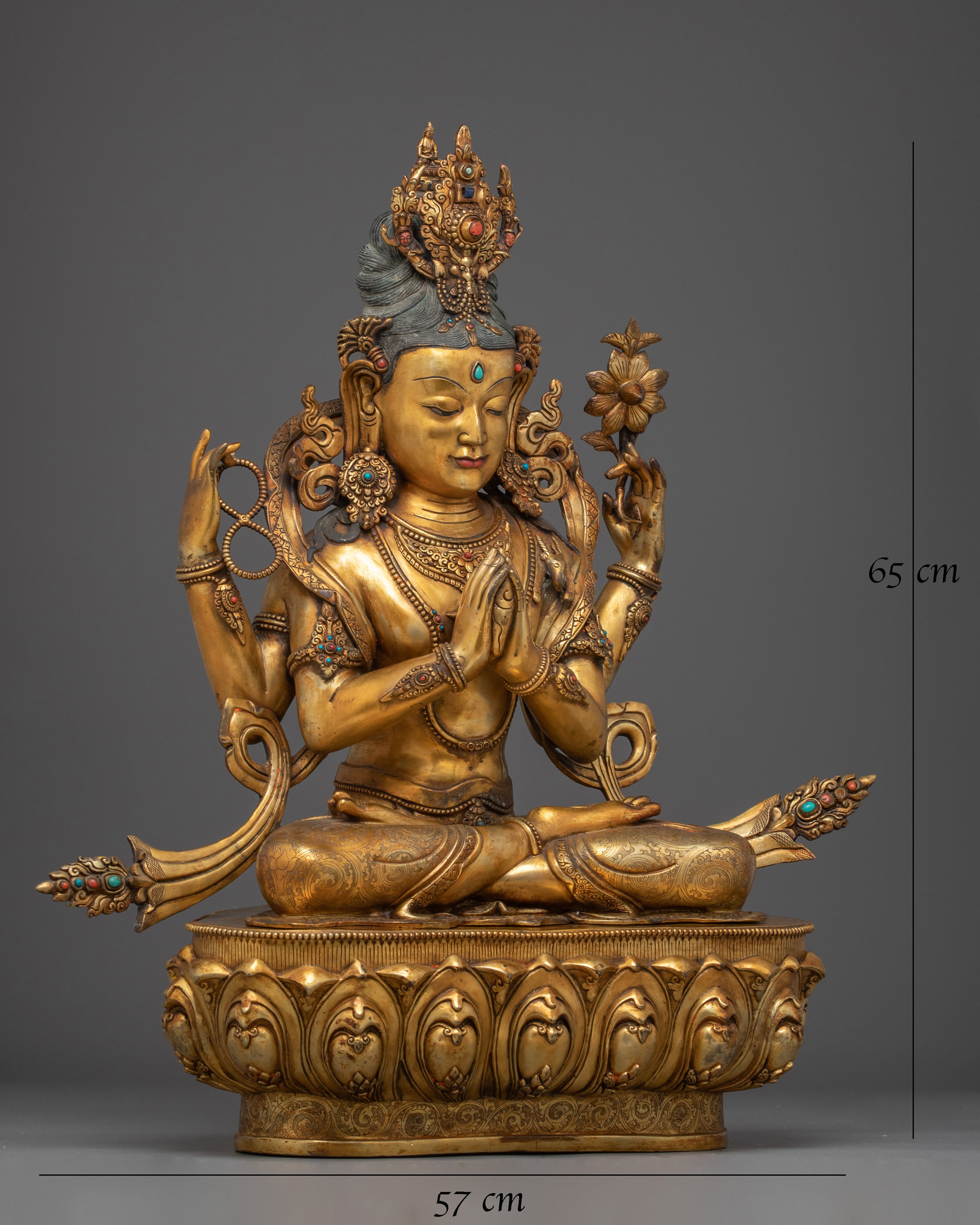 Bodhisattva Chenrezig 25.6 Inch Statue