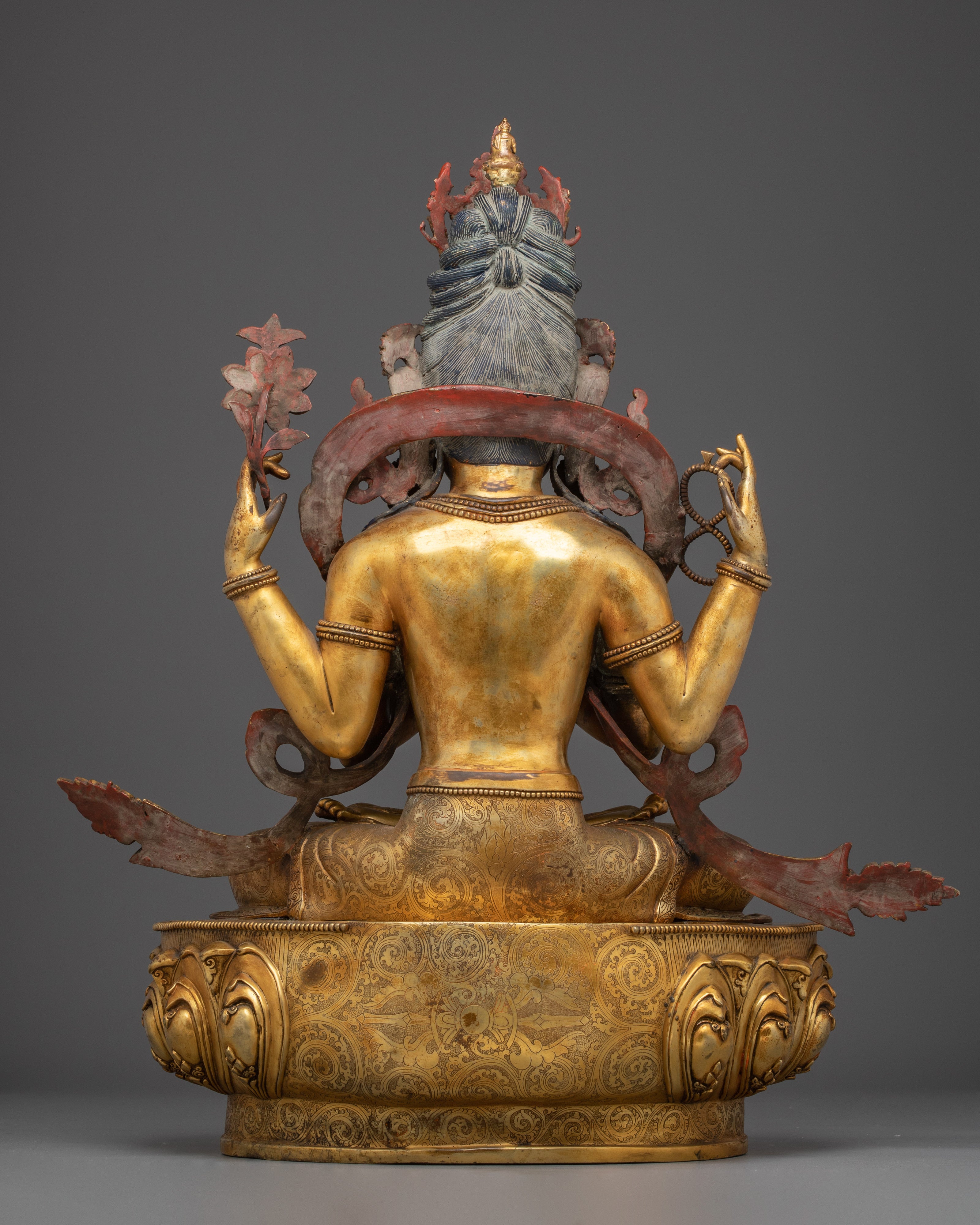 Bodhisattva Chenrezig 25.6 Inch Statue for Meditation
