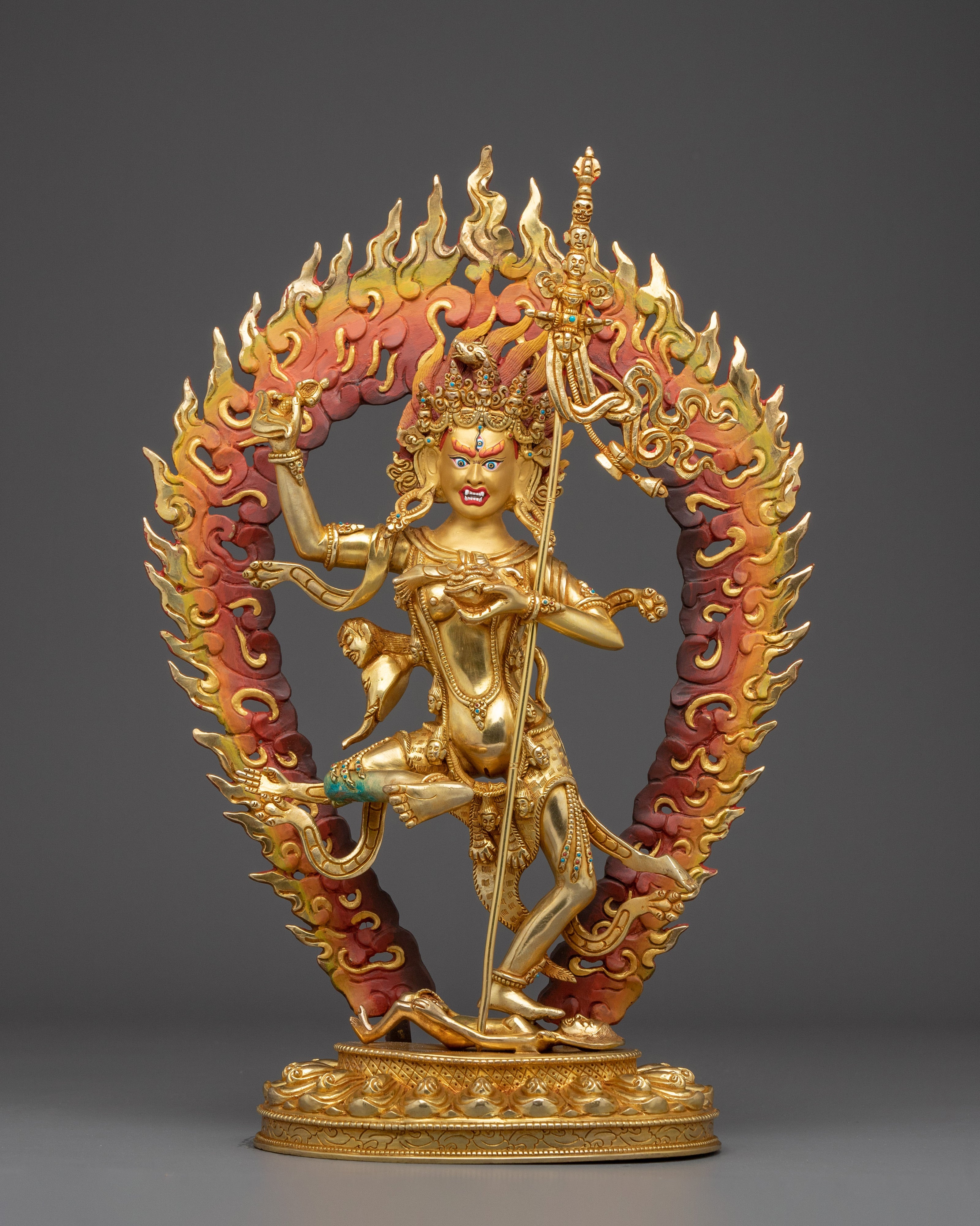 24K Gold Gilded Troma Nagmo Statue