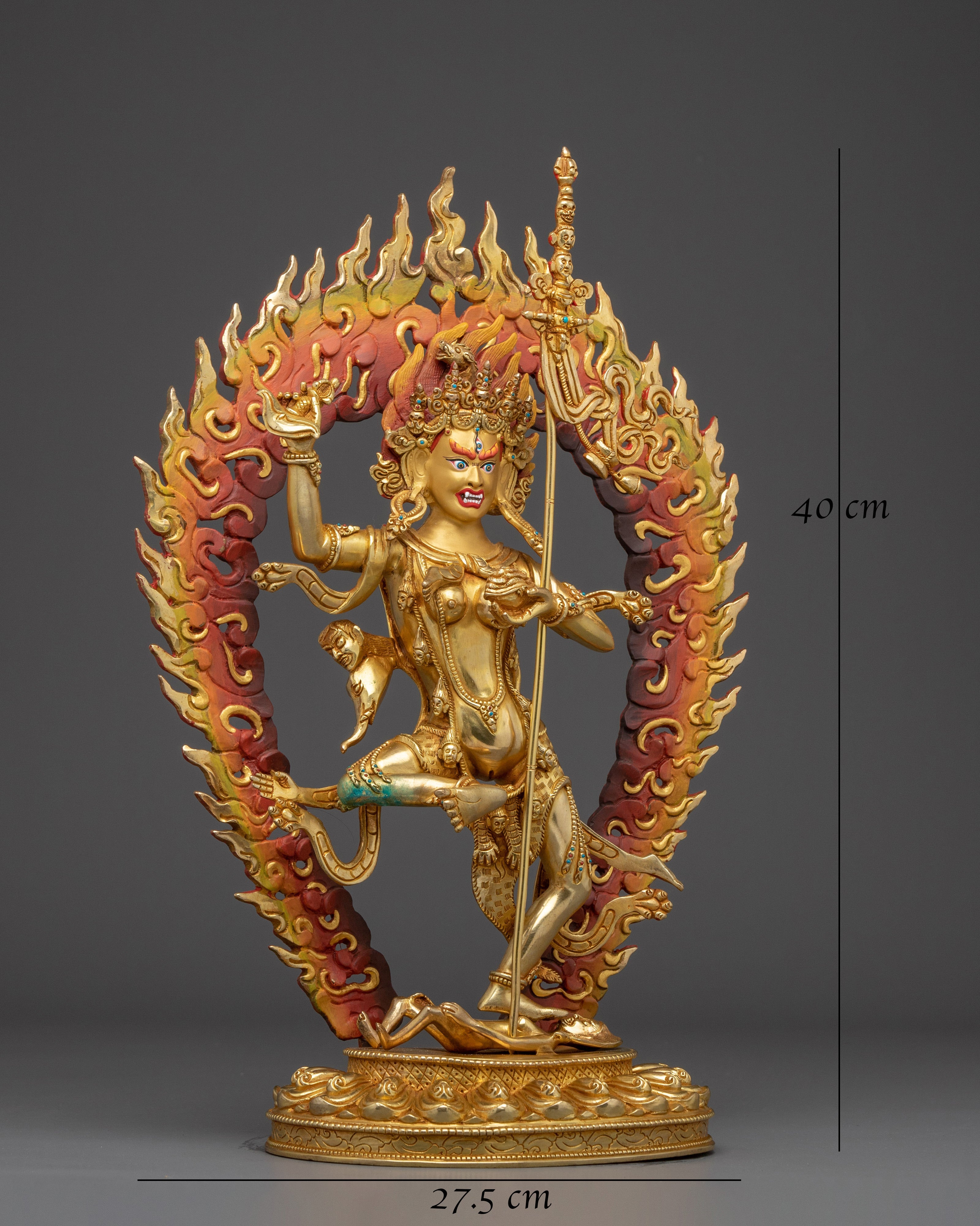 24K Gold Gilded Troma Nagmo Statue