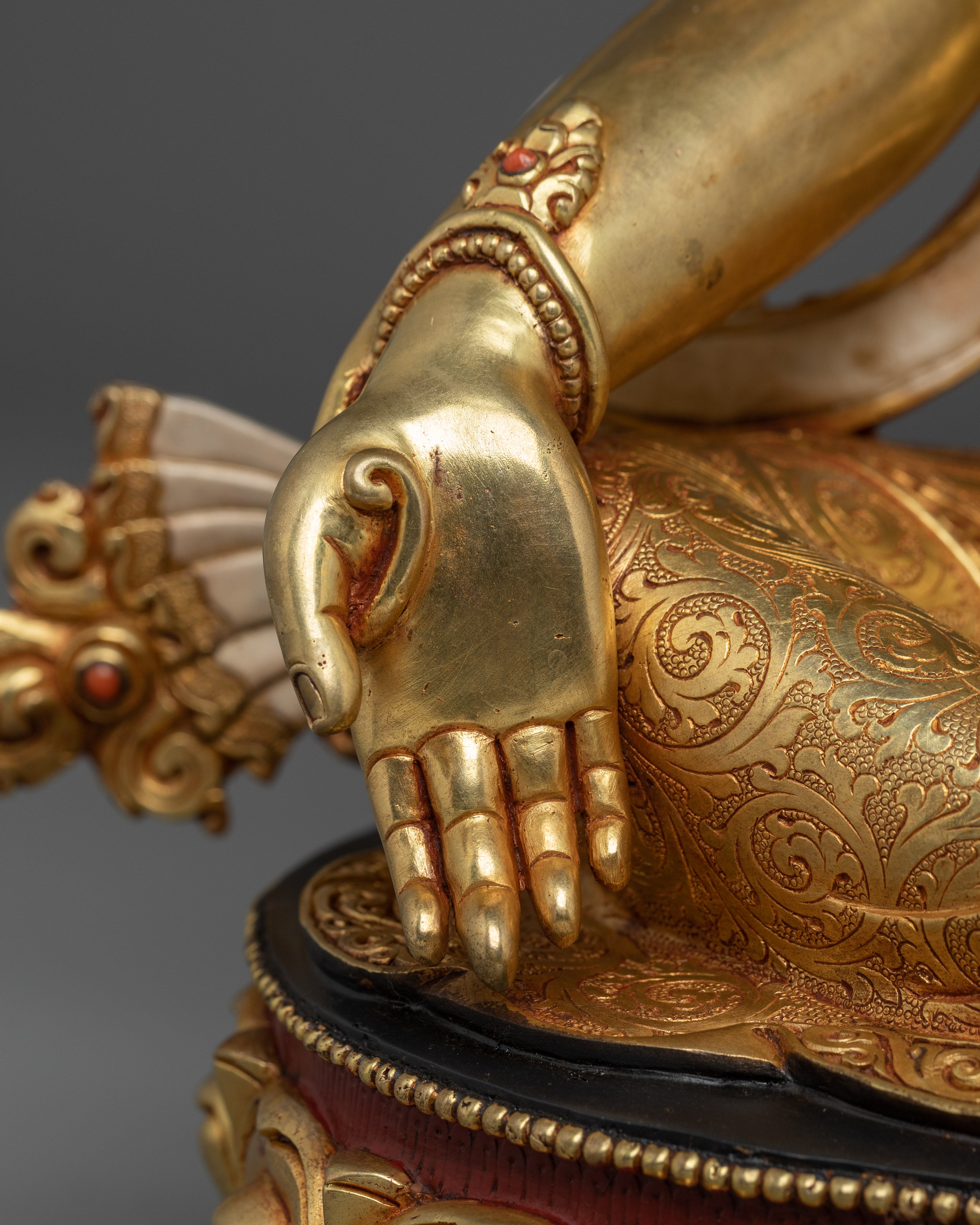 Golden Green Tara Statue: The Mother of All Buddhas