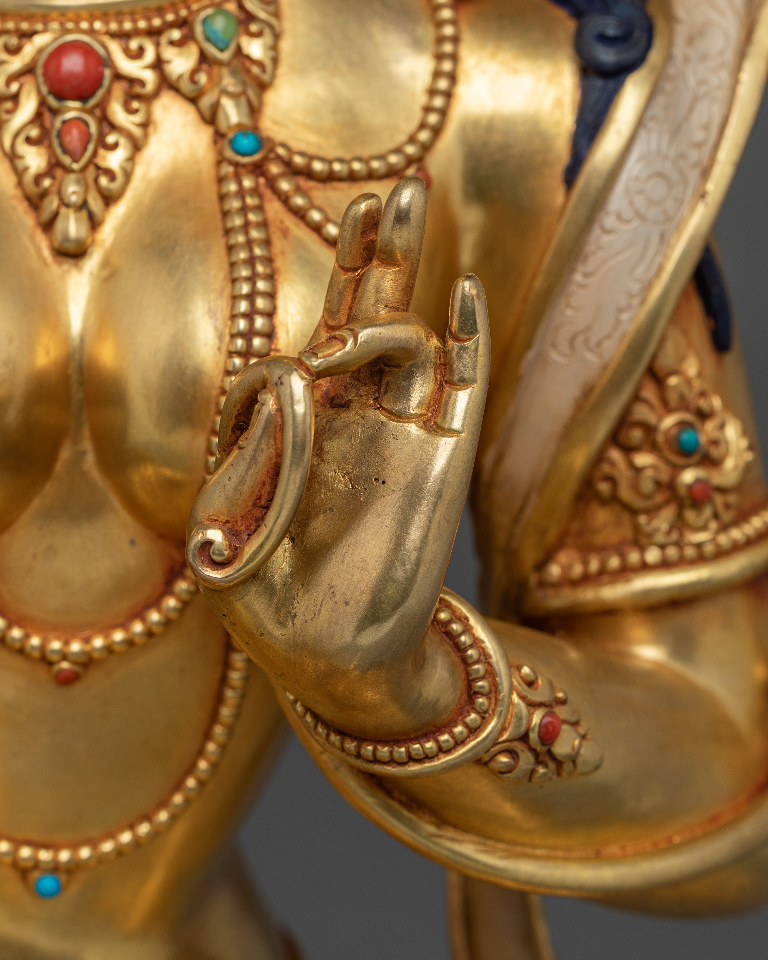 Golden Green Tara Statue: The Mother of All Buddhas