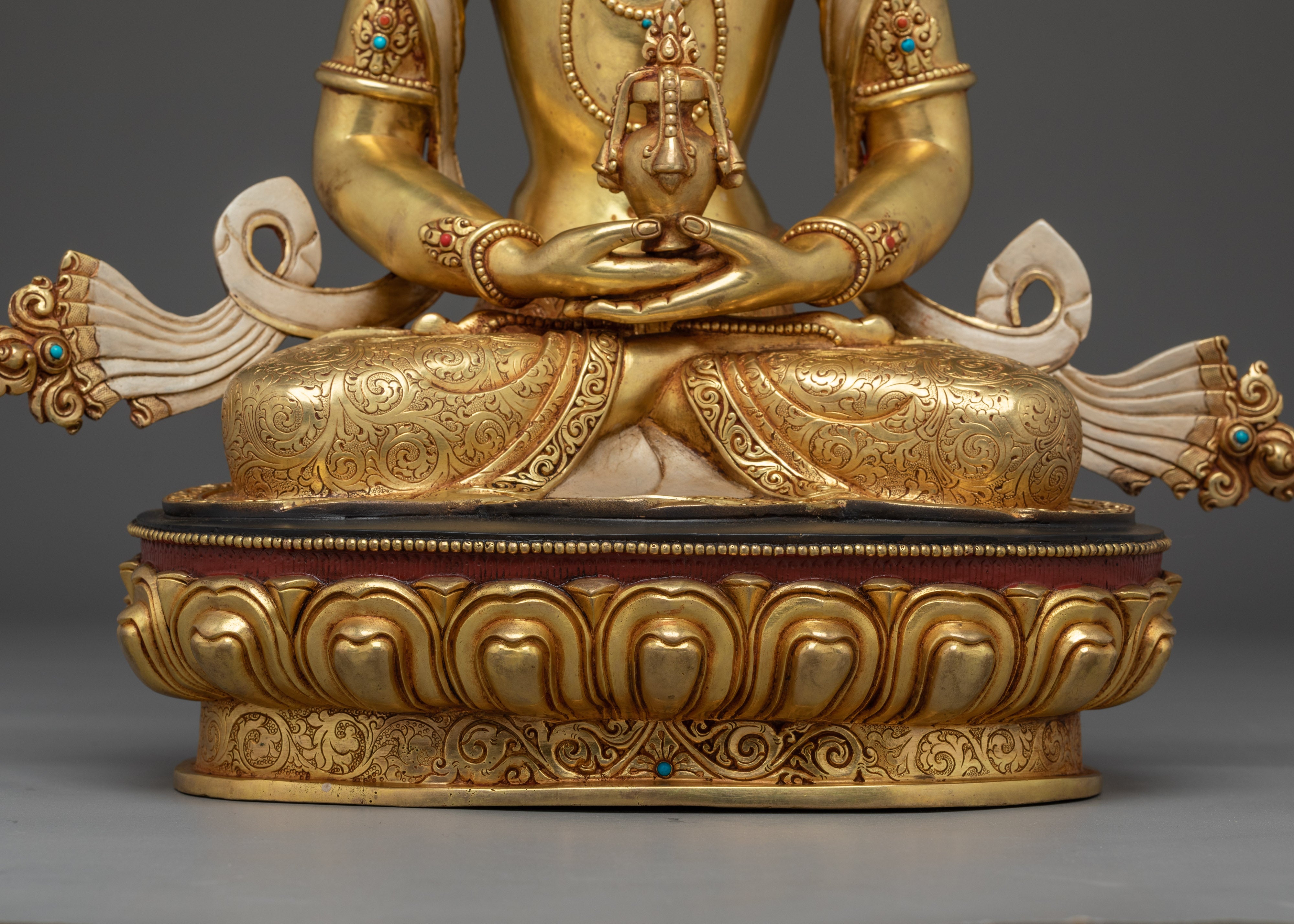 Himalayan Amitayus Statue | Nepali Crafted Icon