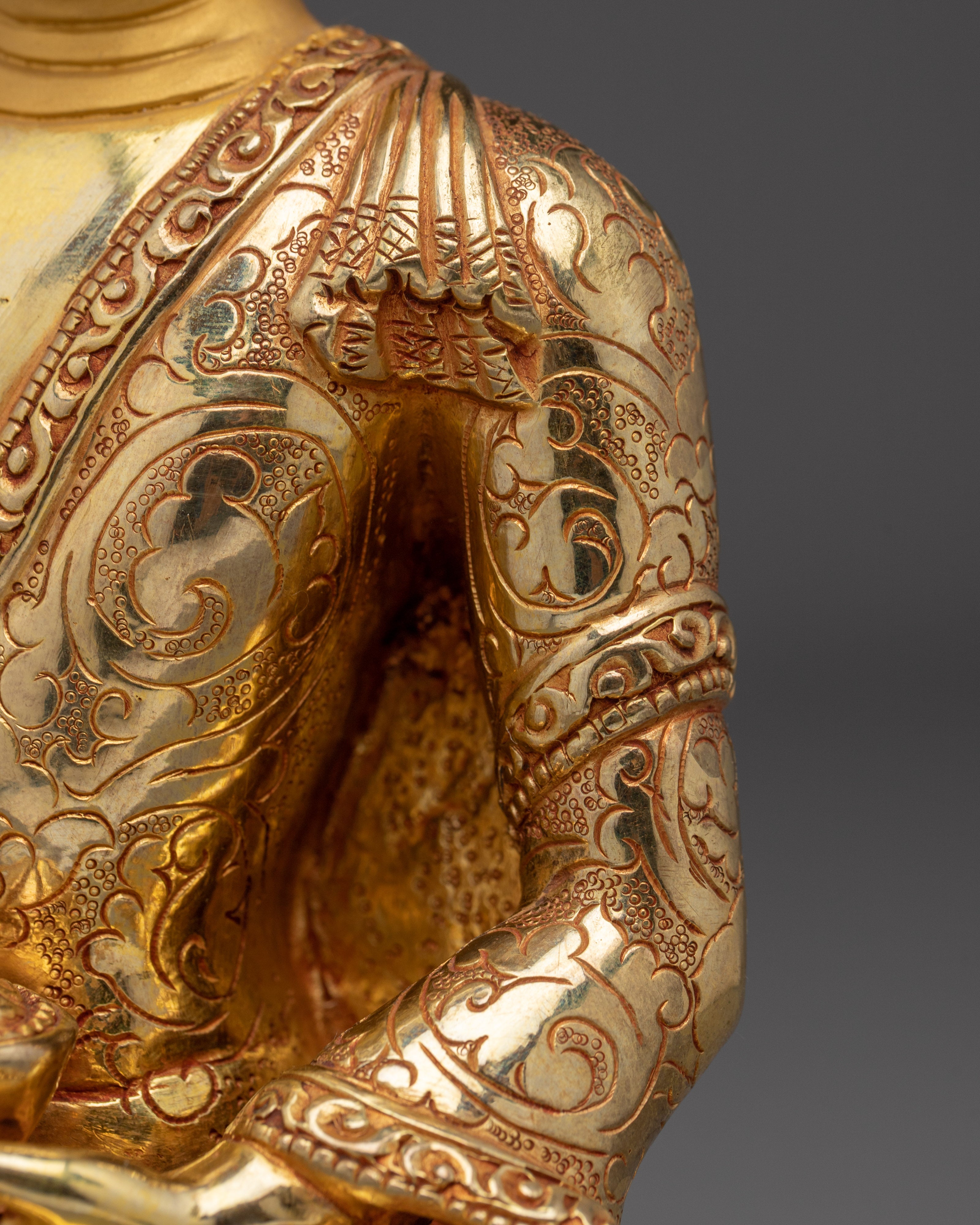 Coppper Shakyamuni Buddha Statue: The Awakened One