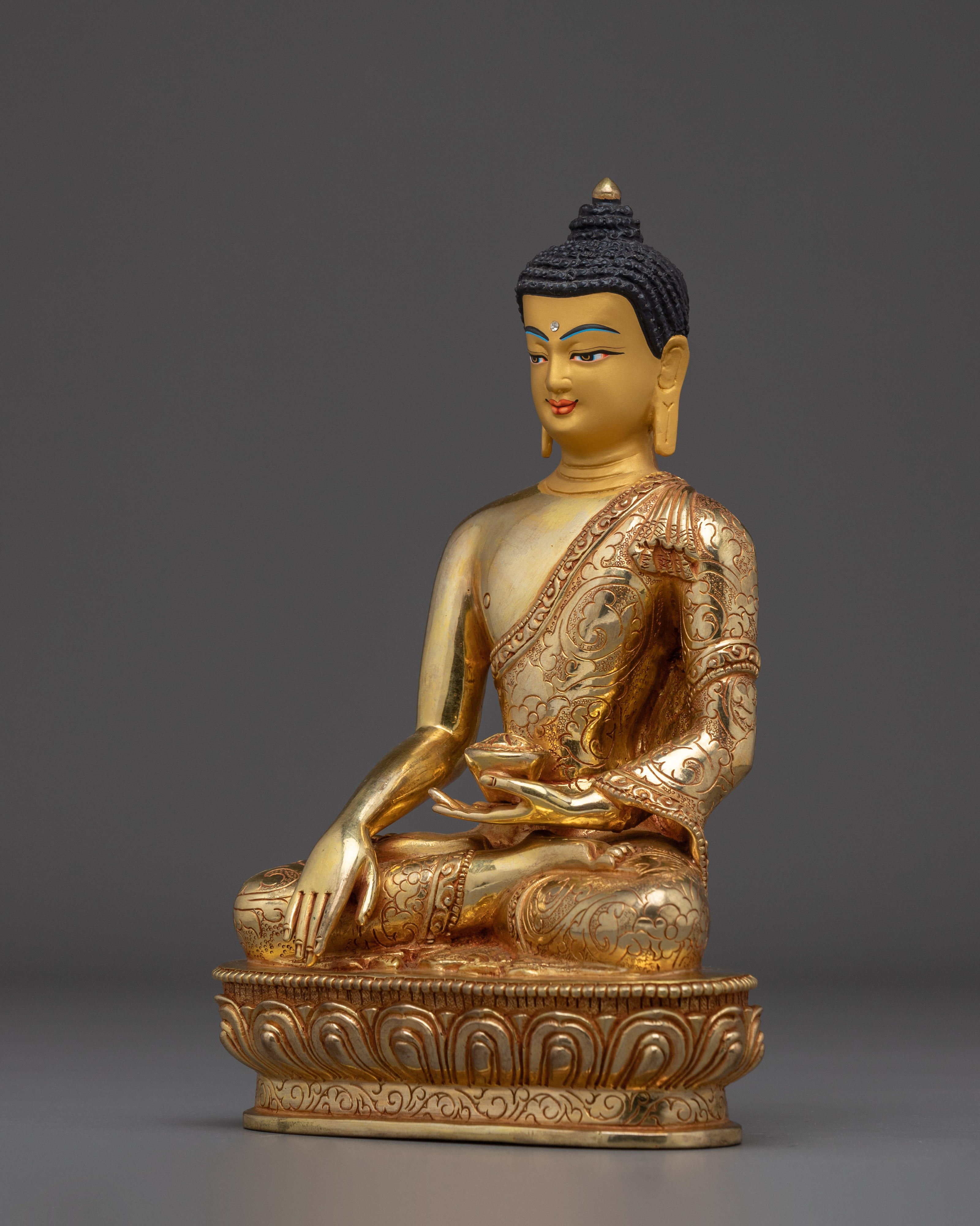 Coppper Shakyamuni Buddha Statue: The Awakened One