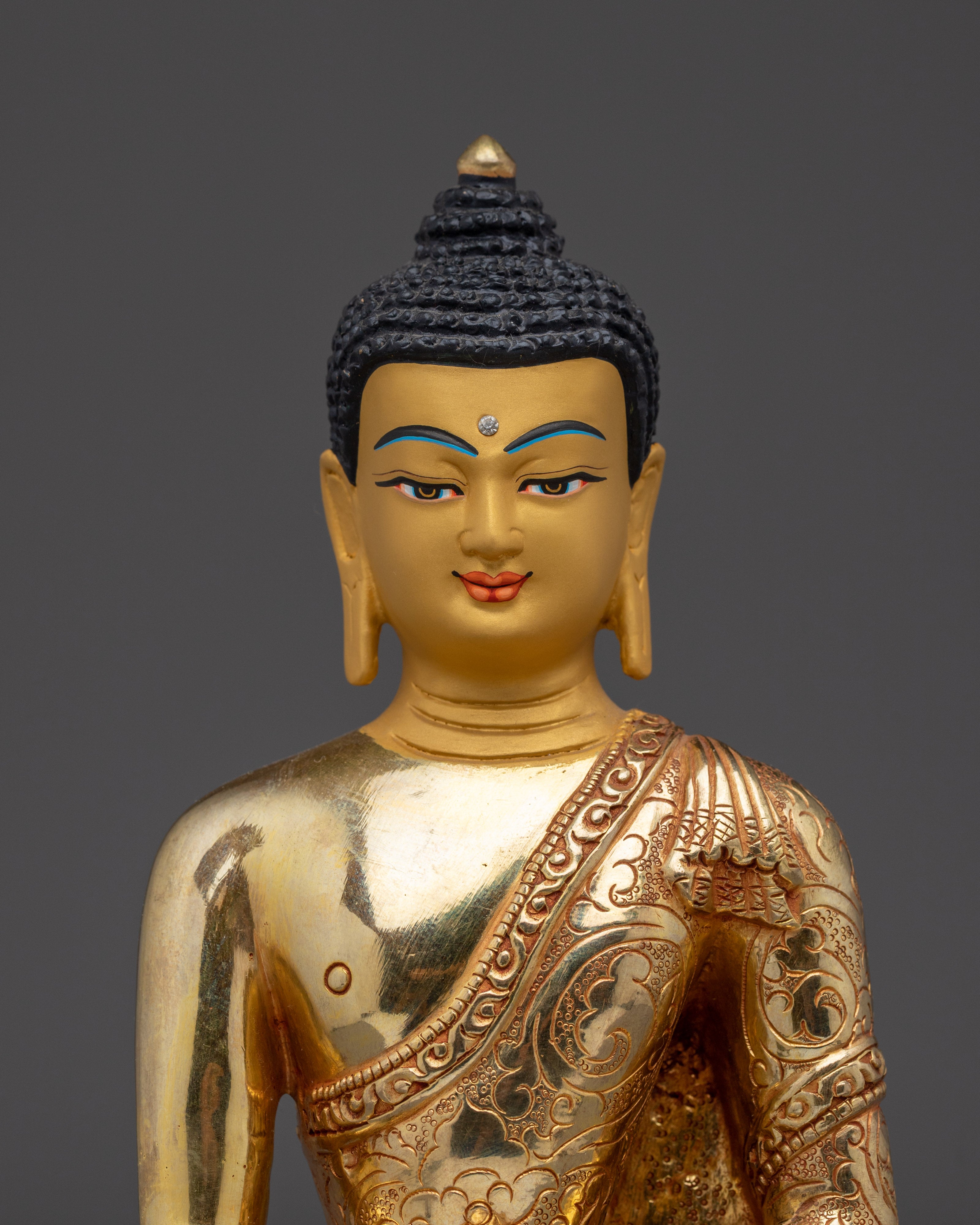 Coppper Shakyamuni Buddha Statue: The Awakened One