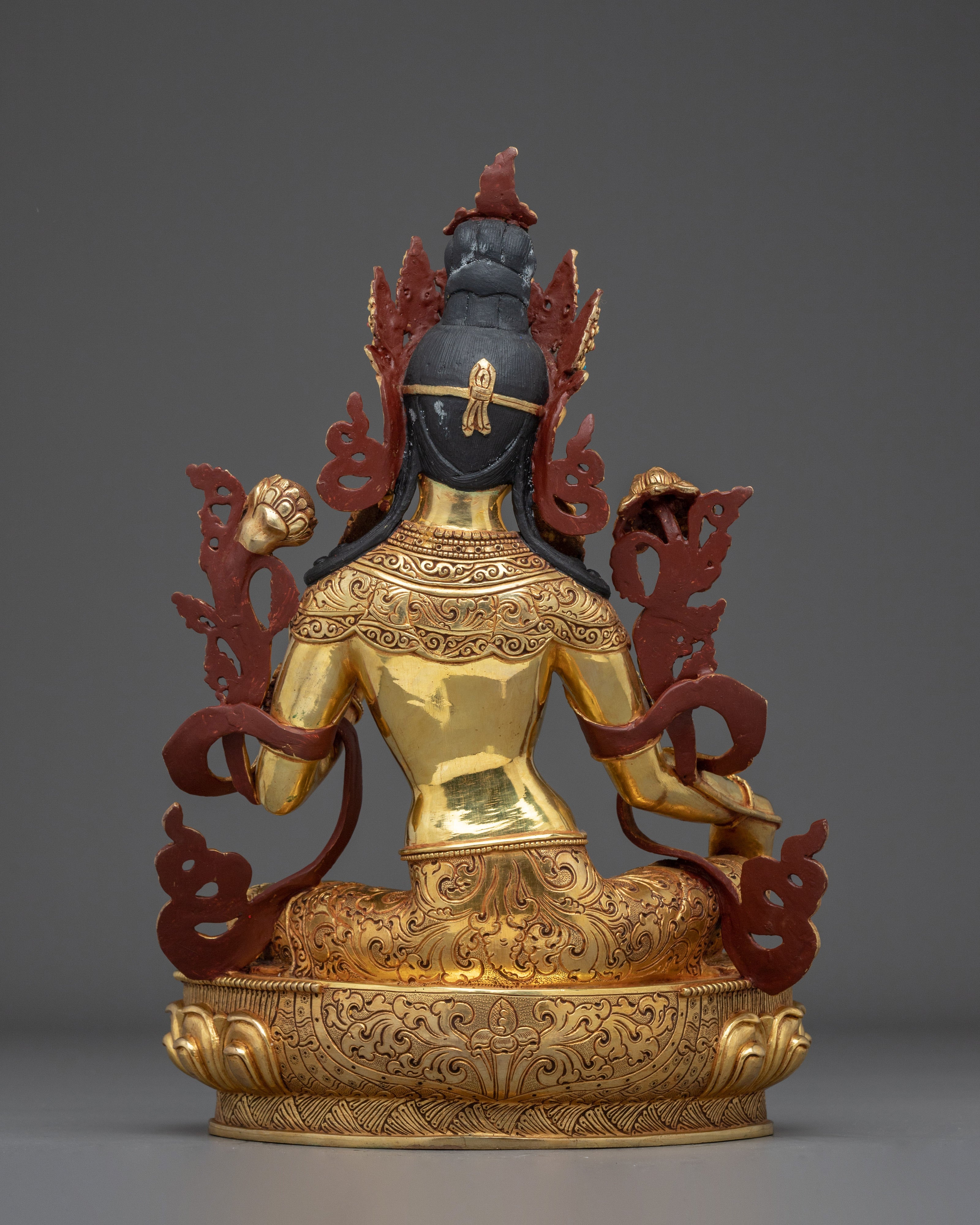 Golden Green Tara Art: The Mother of All Buddhas