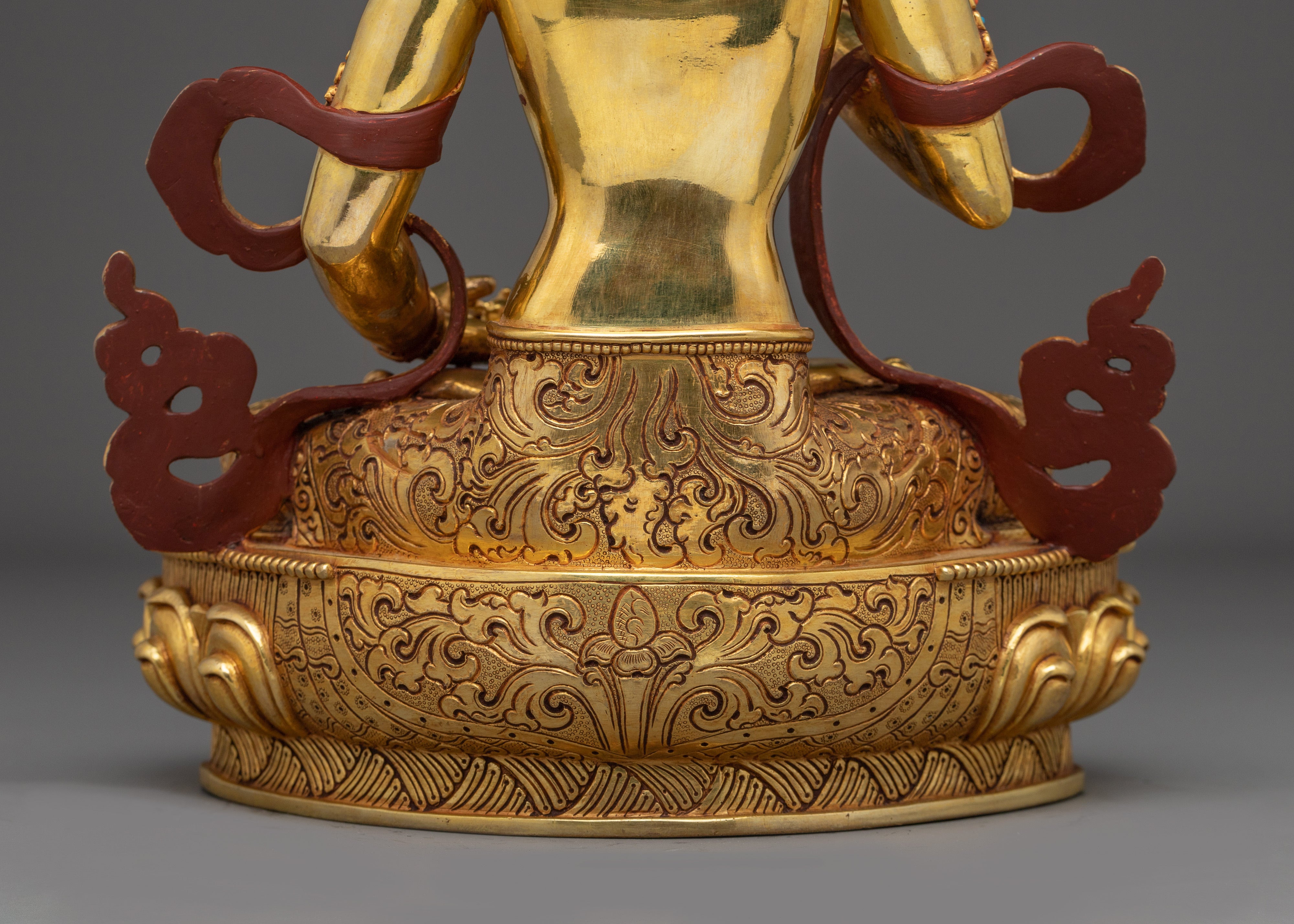 Vajrasattva, Purifier of Karma | Nepali Handcrafted Tantric Deity