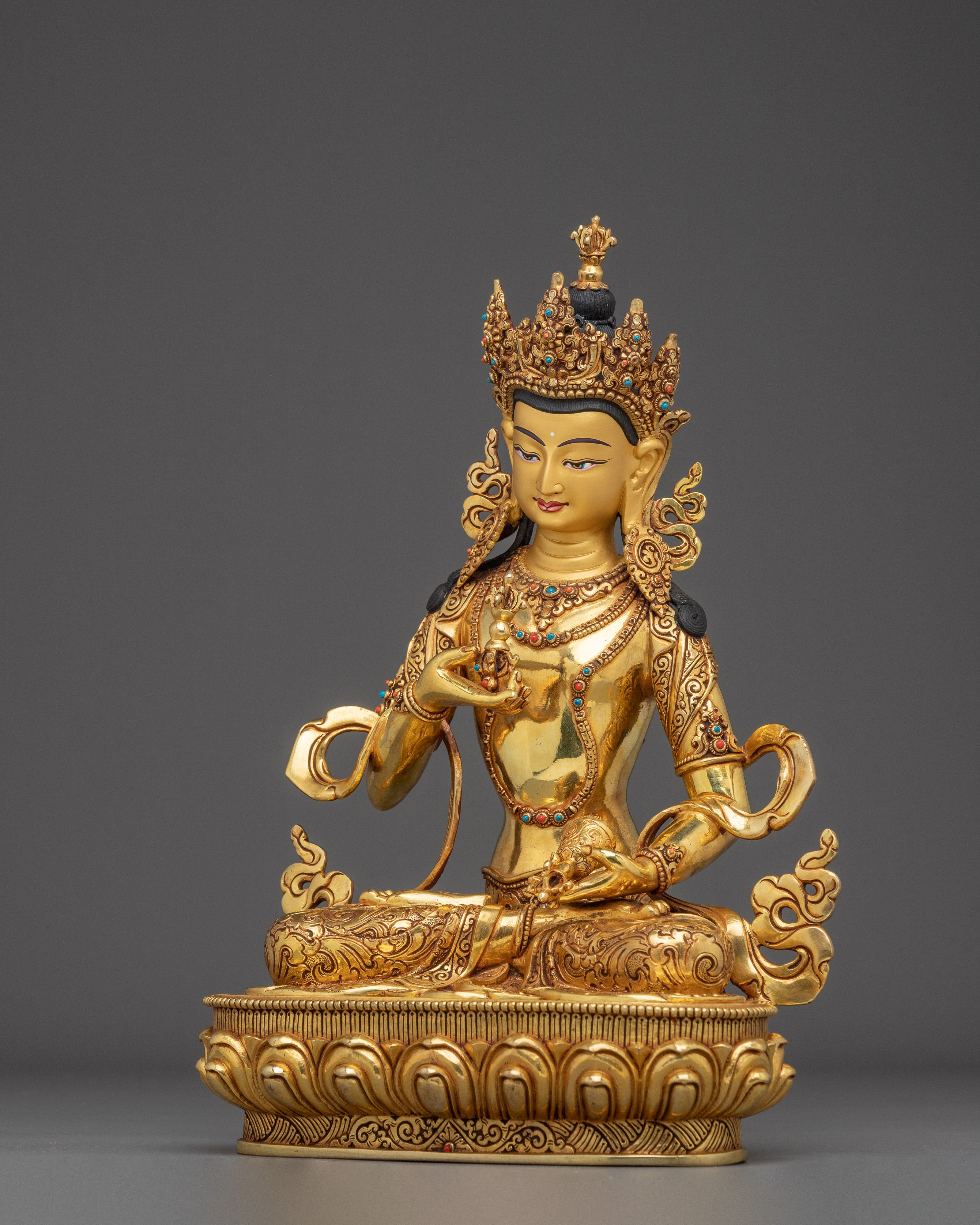 Vajrasattva, Purifier of Karma | Nepali Handcrafted Tantric Deity