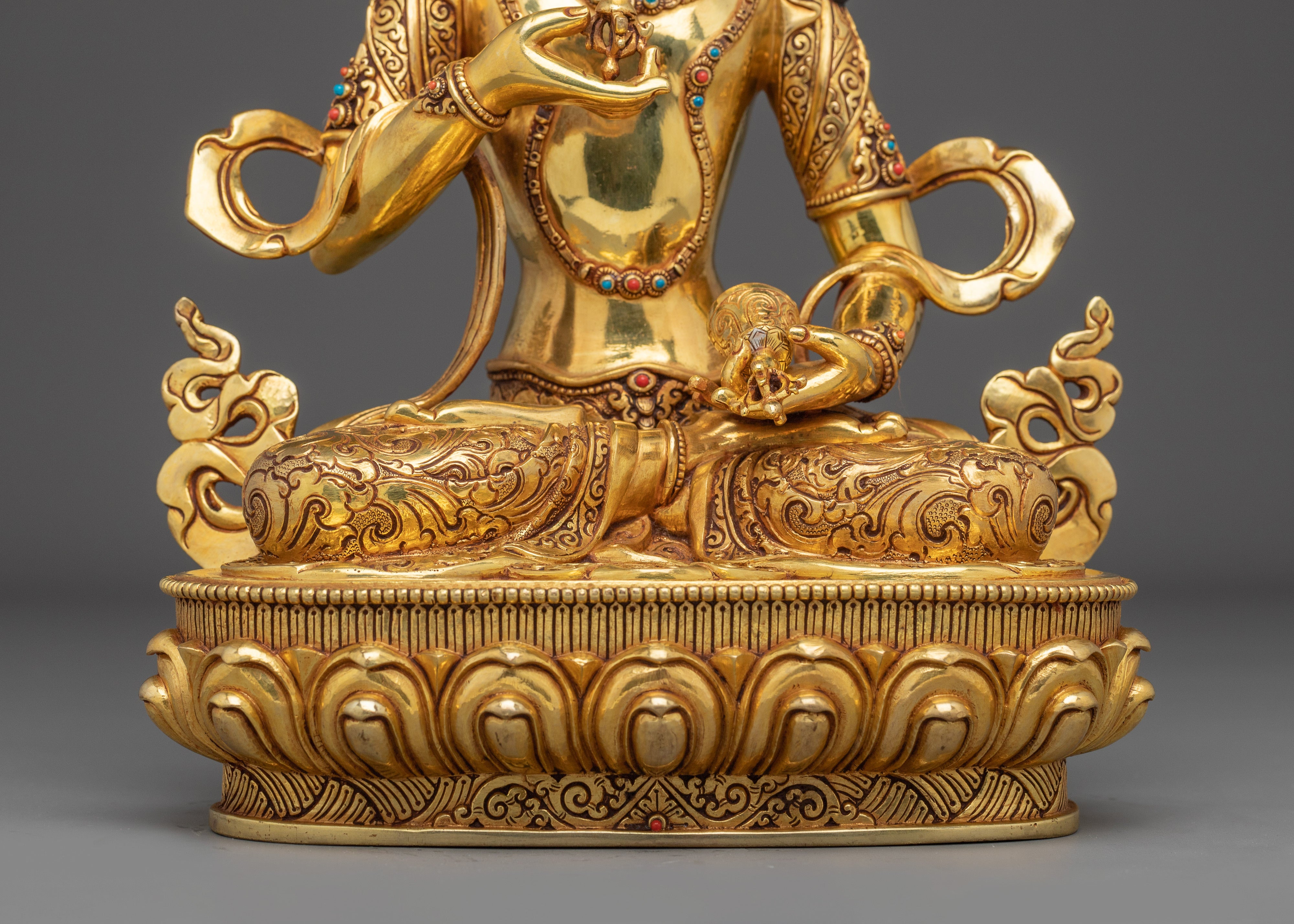 Vajrasattva, Purifier of Karma | Nepali Handcrafted Tantric Deity