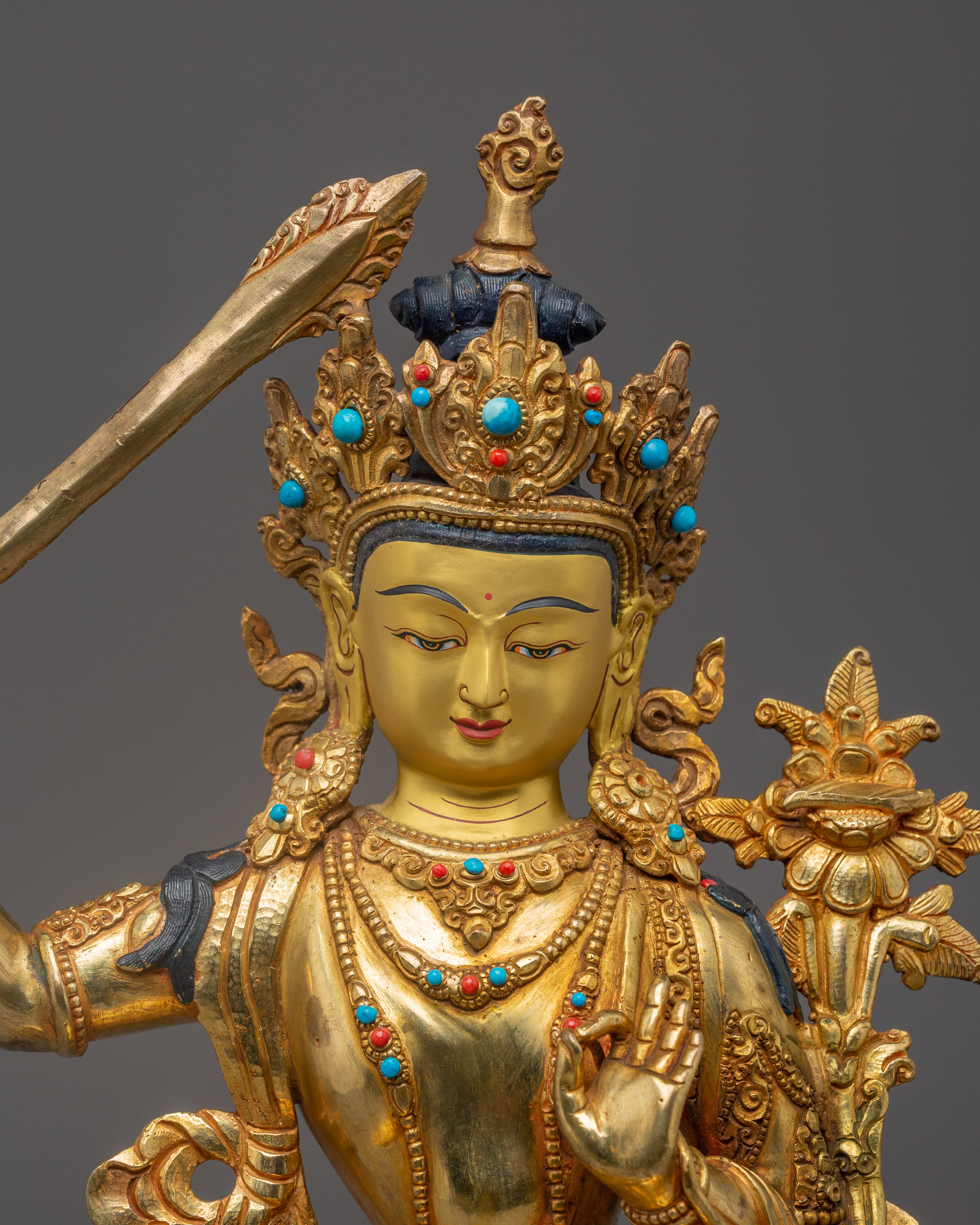 Bodhisattva Manjushri Statue: The Supreme Wisdom