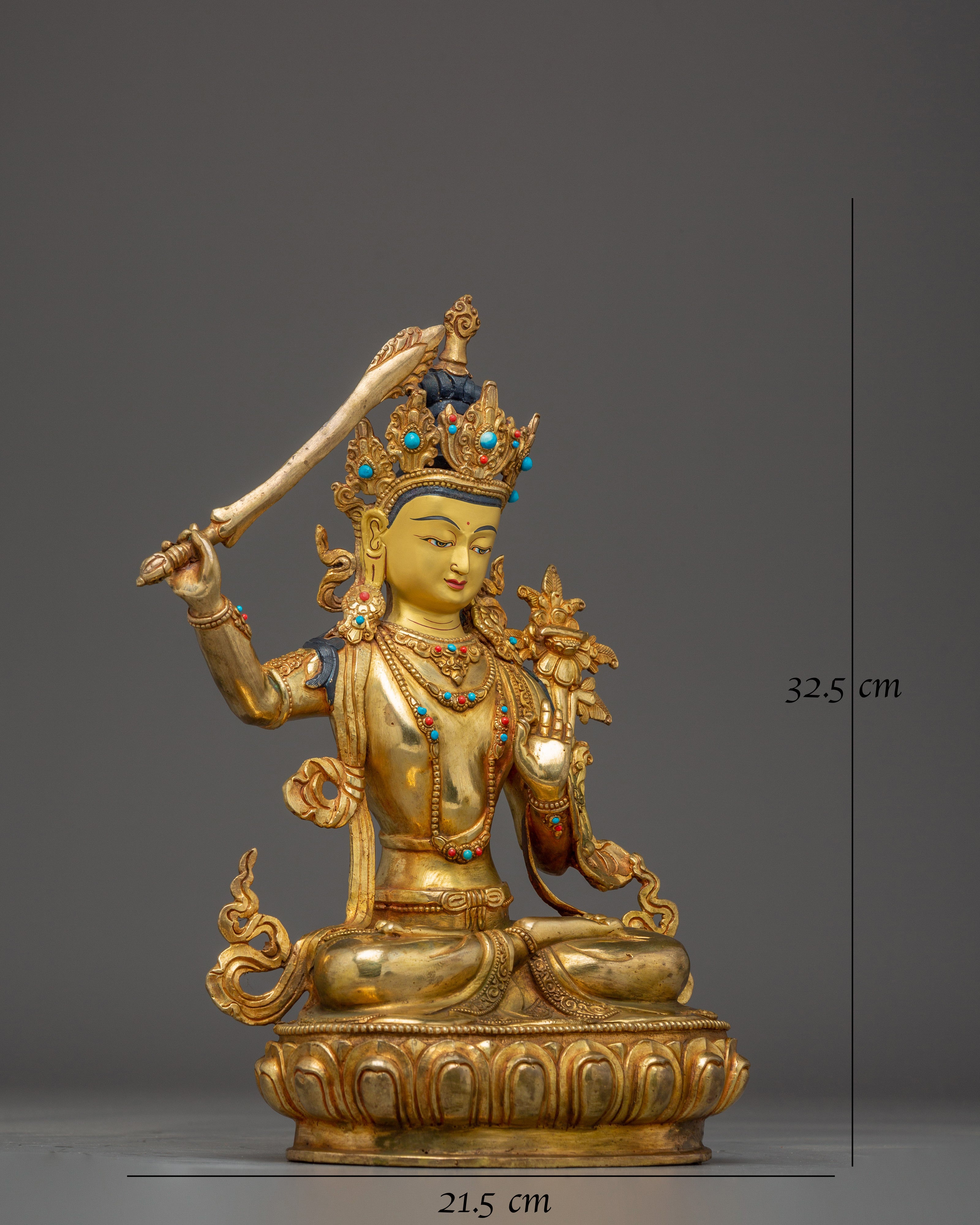 Bodhisattva Manjushri Statue: The Supreme Wisdom