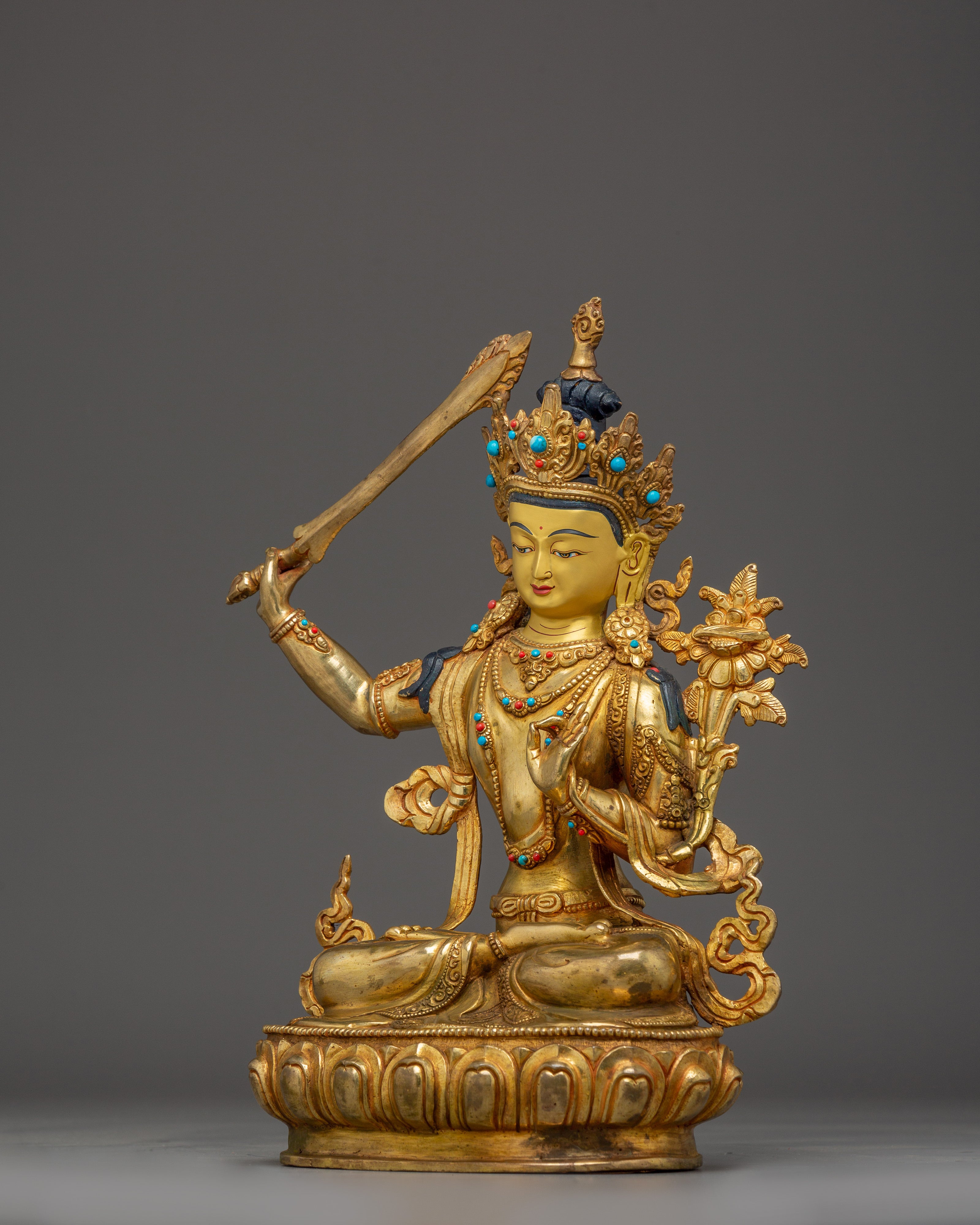 Bodhisattva Manjushri Statue: The Supreme Wisdom