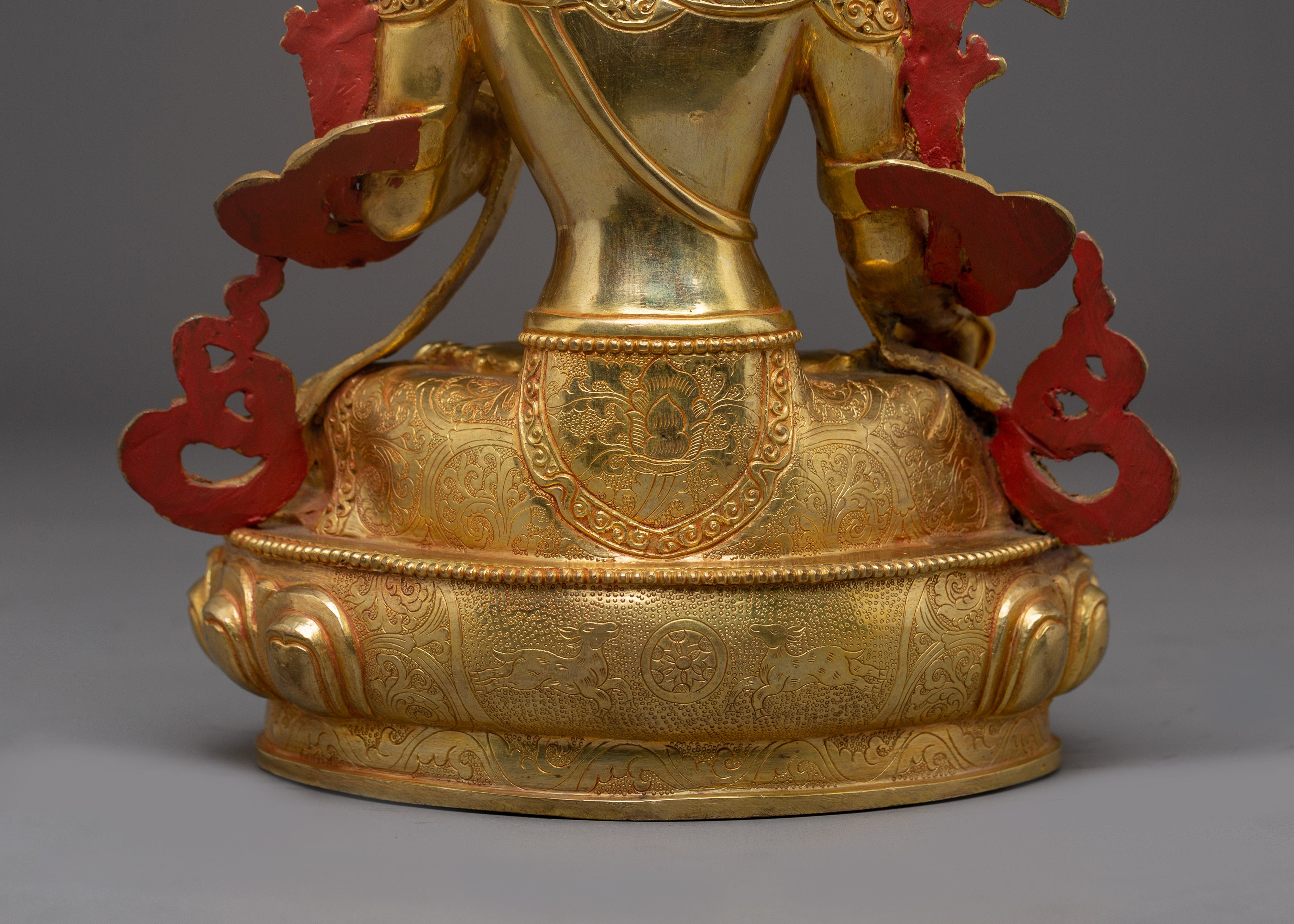 Golden Sita Tara Handmade Artwork | Tibetan Healing Goddess