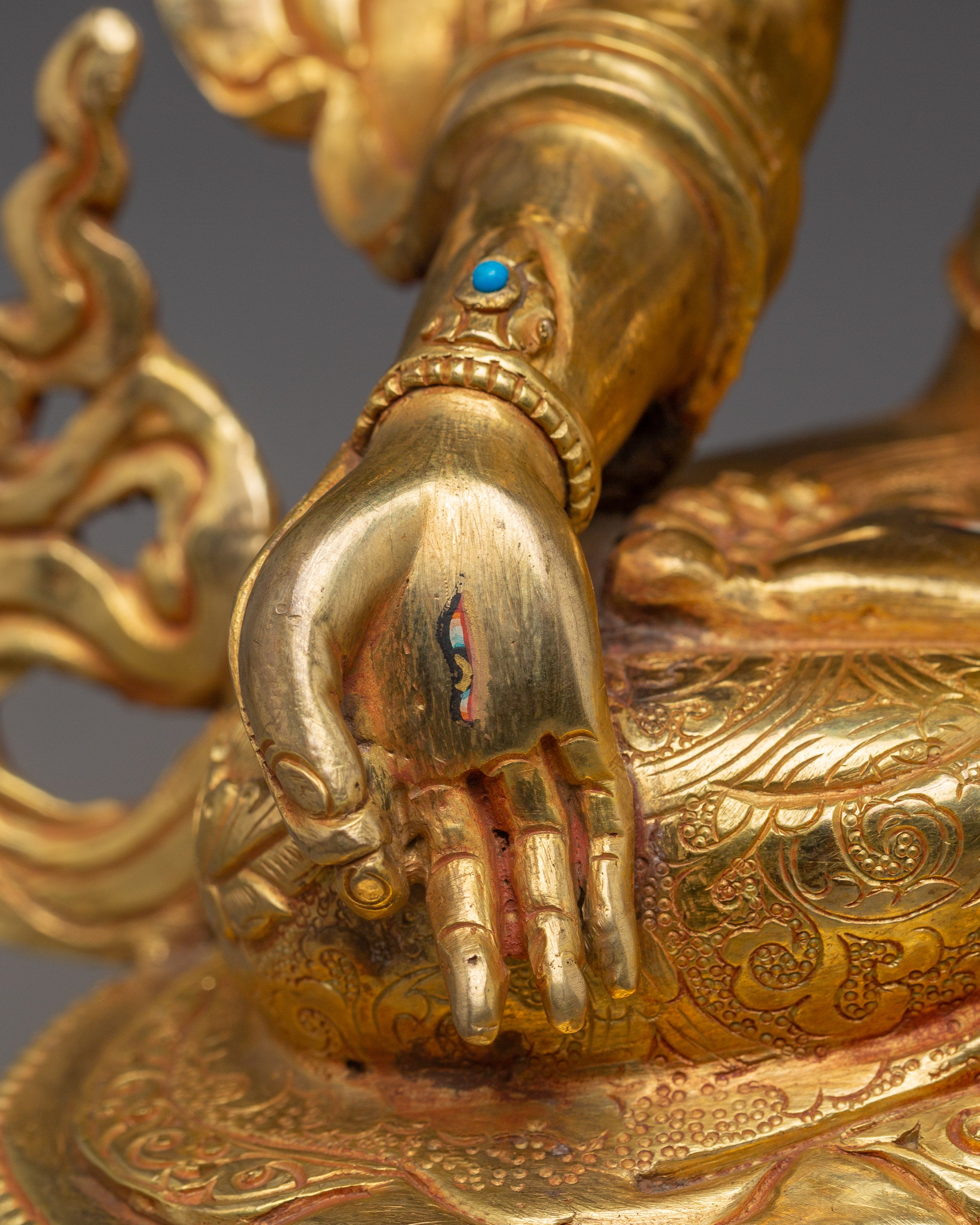 Golden Sita Tara Handmade Artwork | Tibetan Healing Goddess