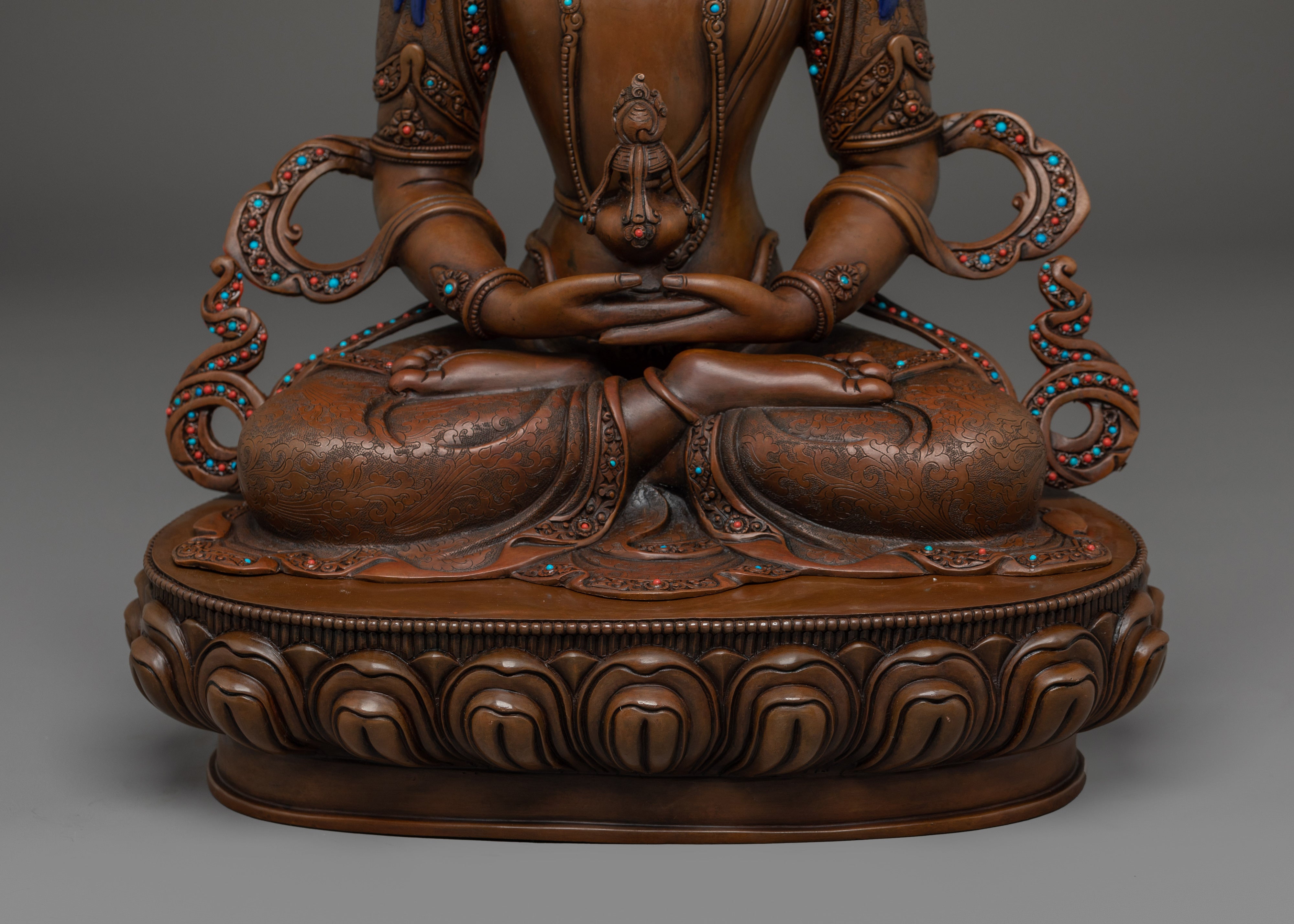 Sacred Amitayus Icon Artwork | Himalayan Tibetan Artwork