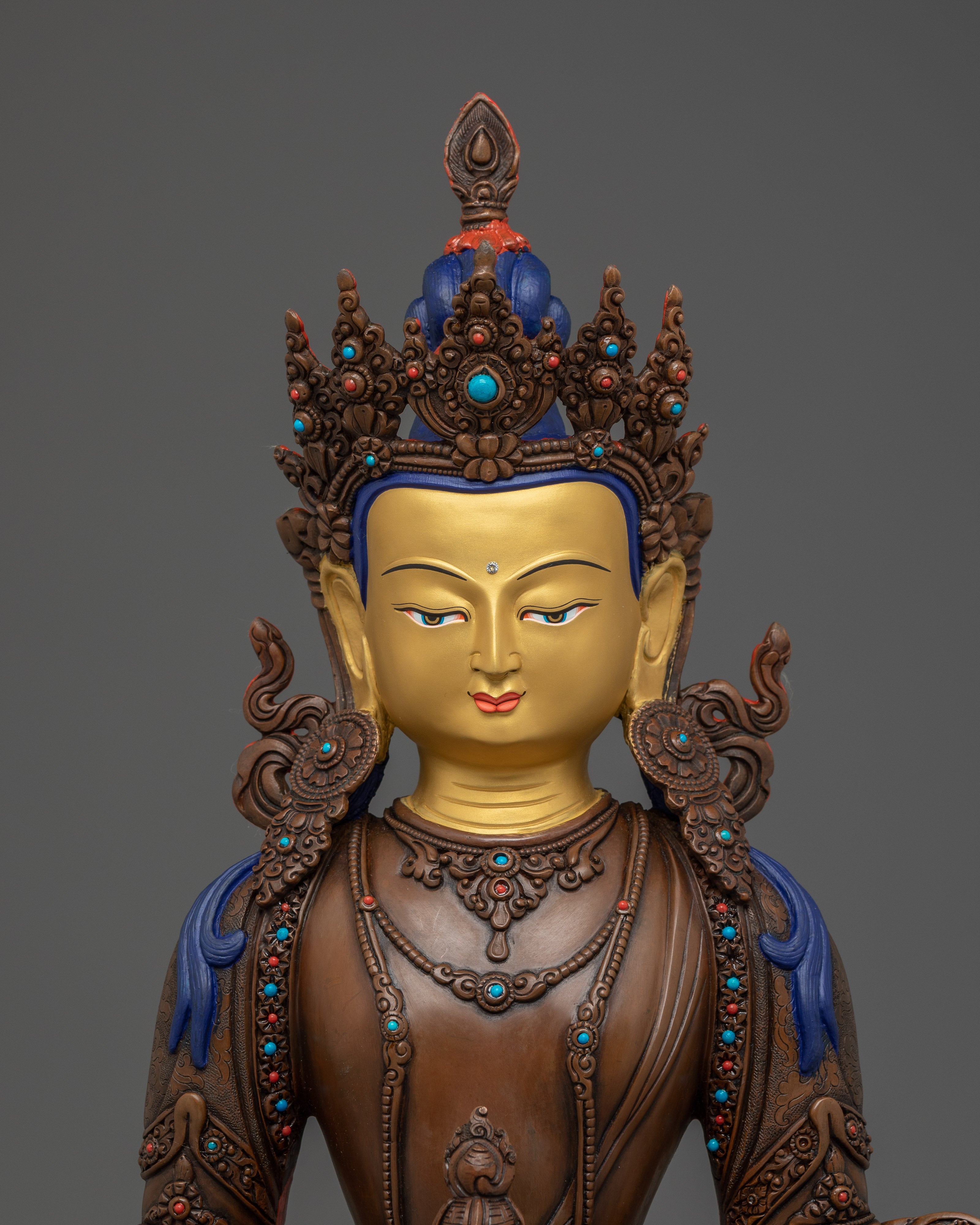 Sacred Amitayus Icon Artwork | Himalayan Tibetan Artwork