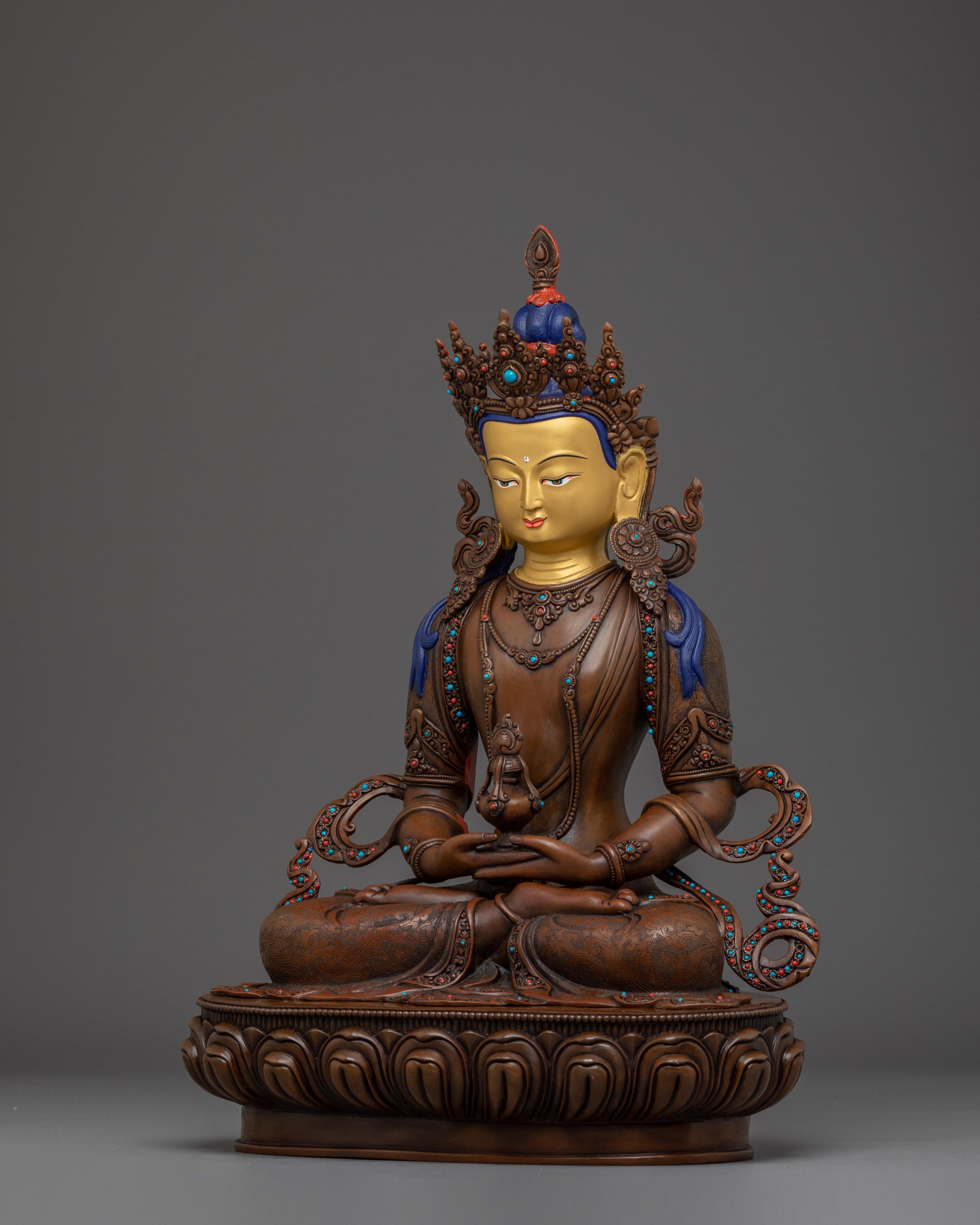 Sacred Amitayus Icon Artwork | Himalayan Tibetan Artwork