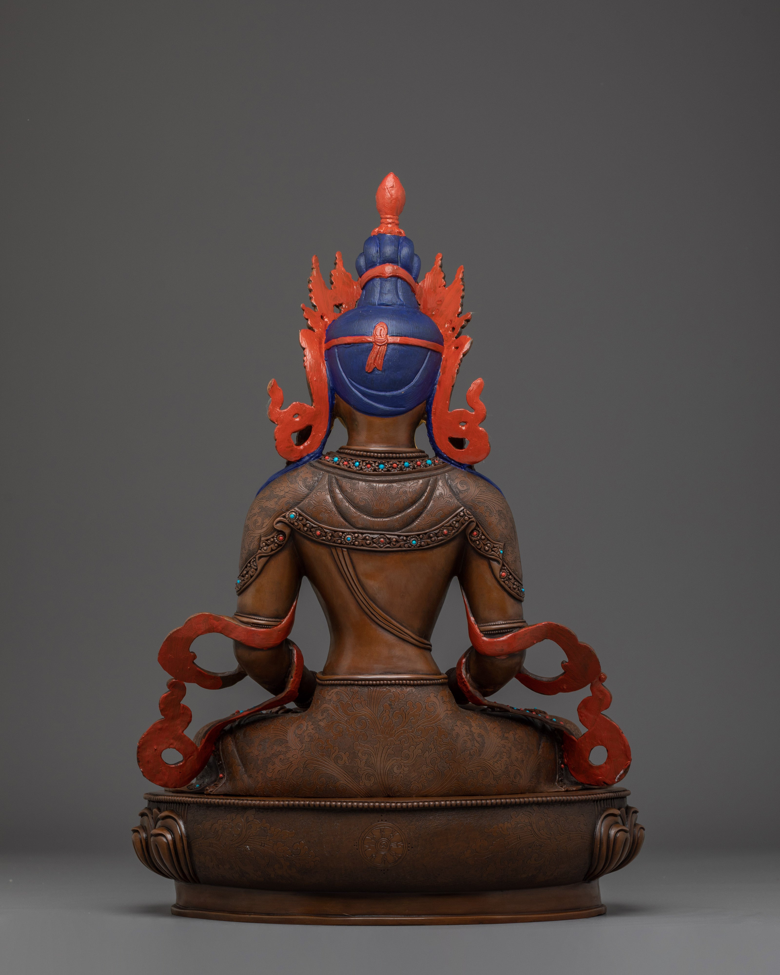 Sacred Amitayus Icon Artwork | Himalayan Tibetan Artwork