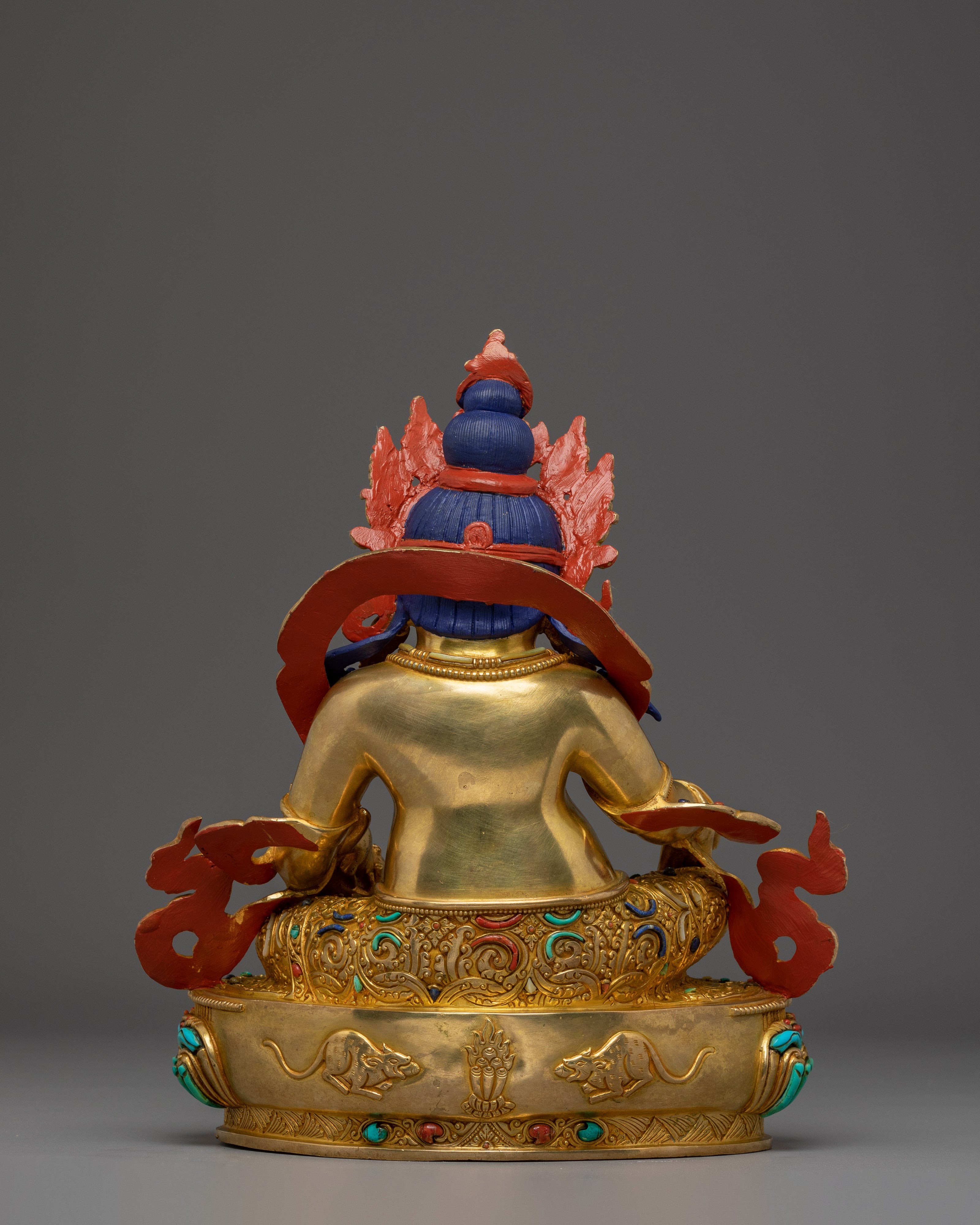 Tibetan Icon Dzambhala Statue | Buddhist Wealth God