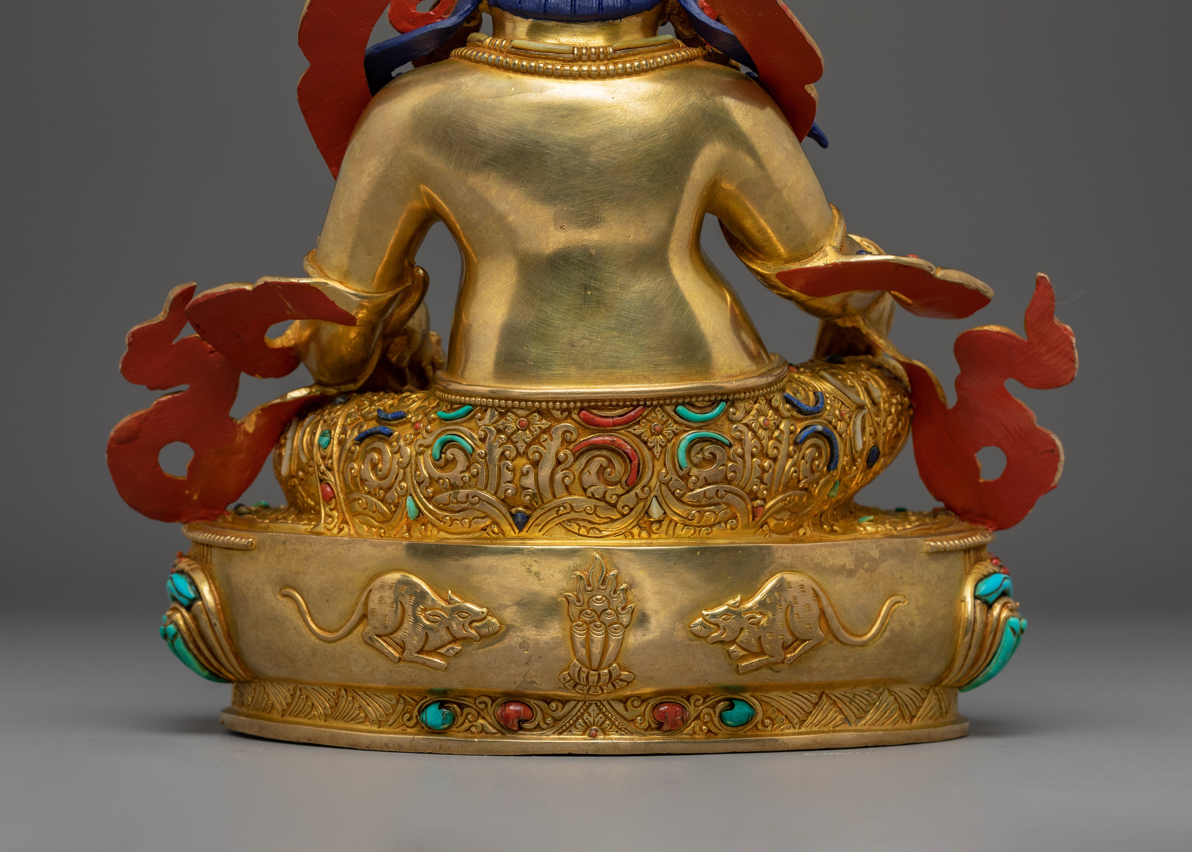Tibetan Icon Dzambhala Statue | Buddhist Wealth God