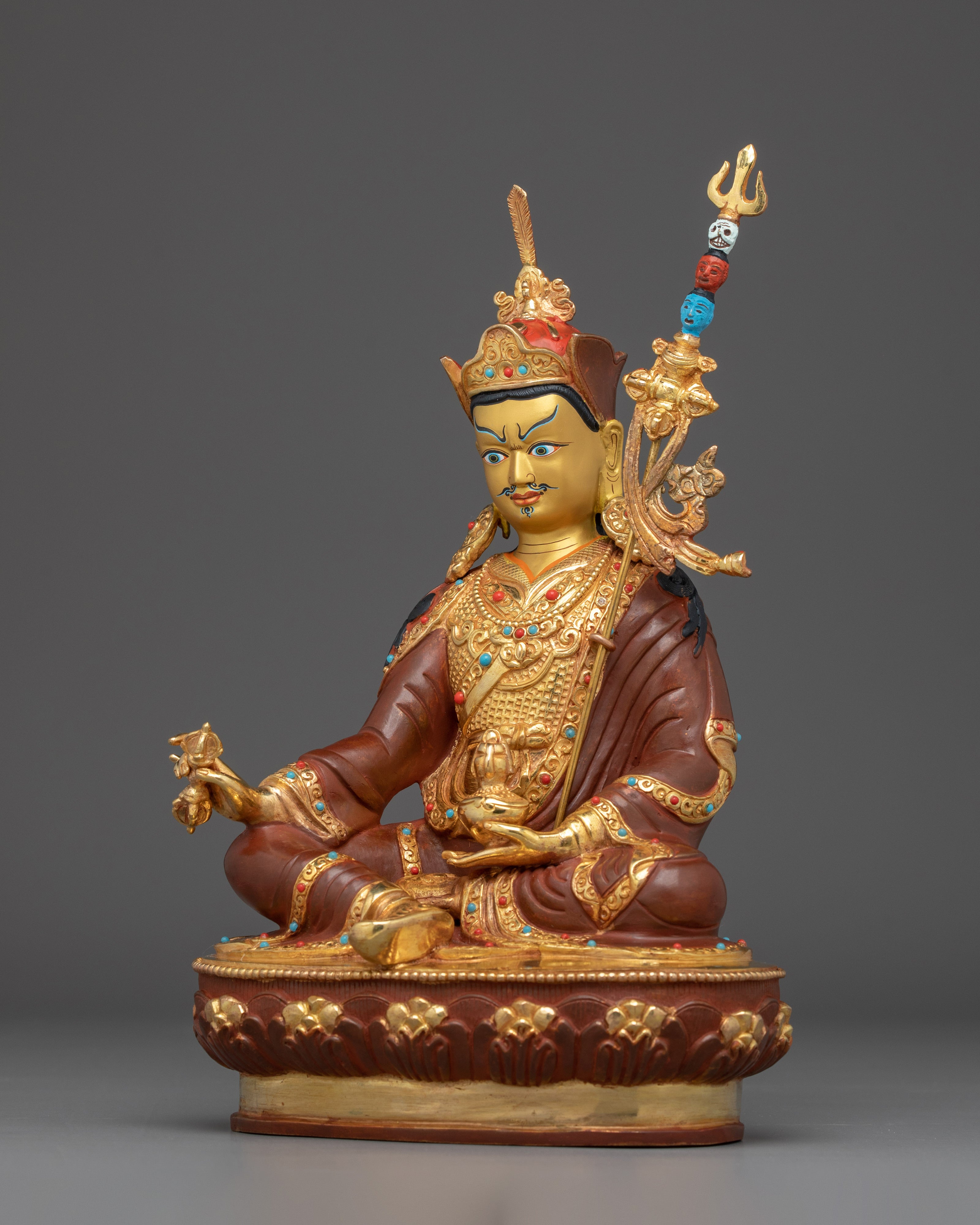 Guru Rinpoche Wisdom, Power, and Protection Art | Meditation & Spiritual Protection