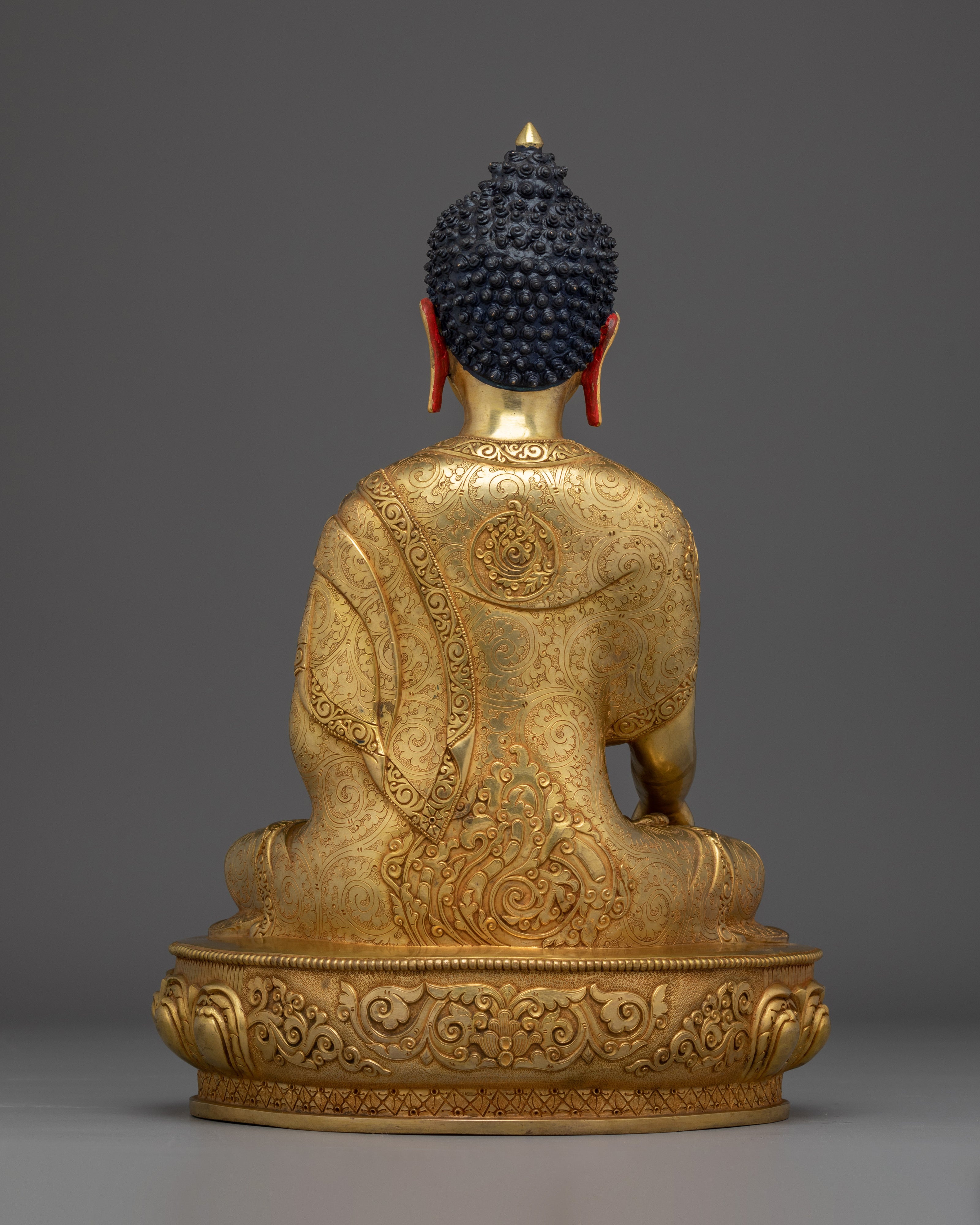 24K Gold Shakyamuni Buddha Art | Symbol of Enlightenment for Meditation