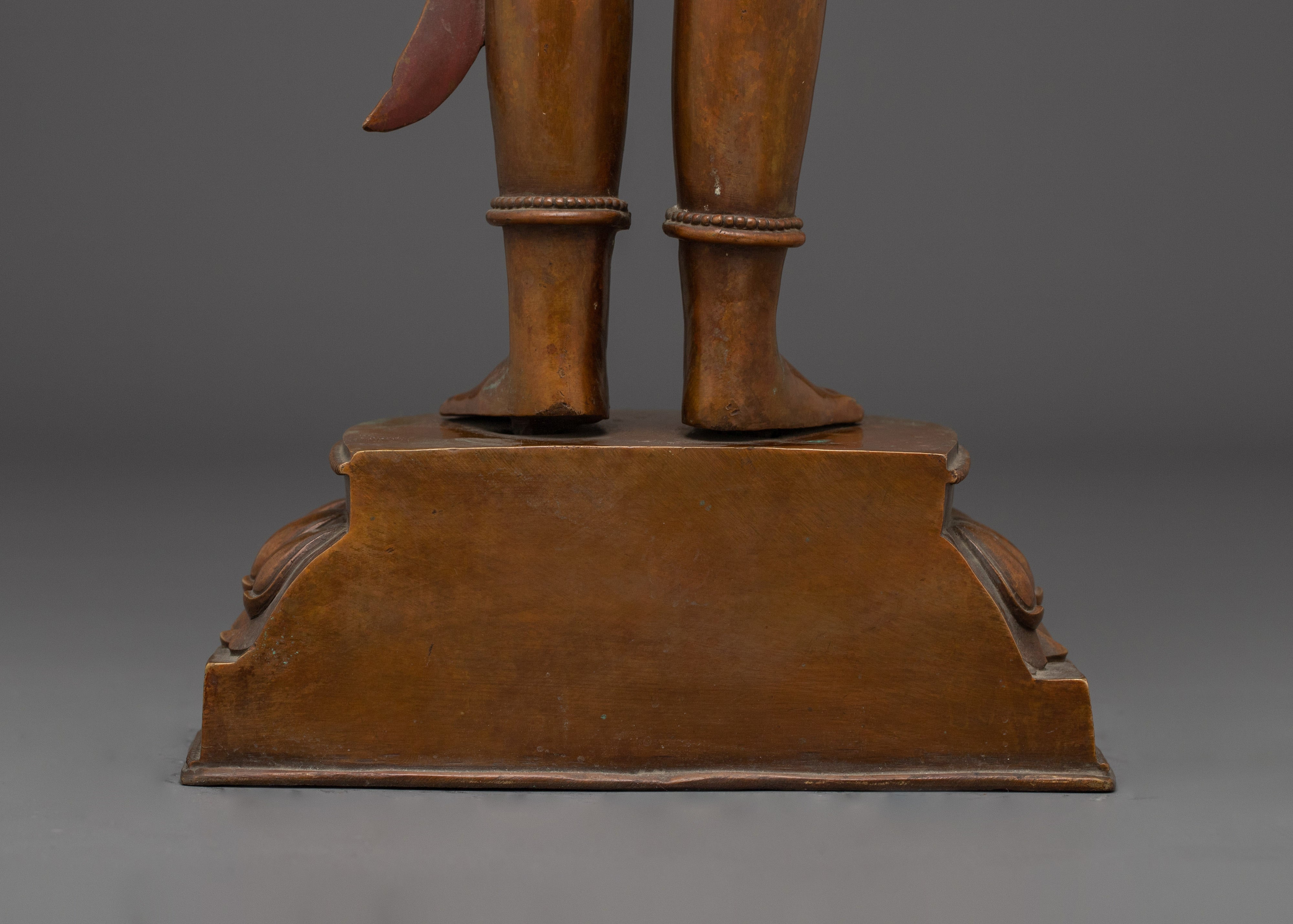 Himalayan Standing Tara Statue | Compassionate Tibetan Deity