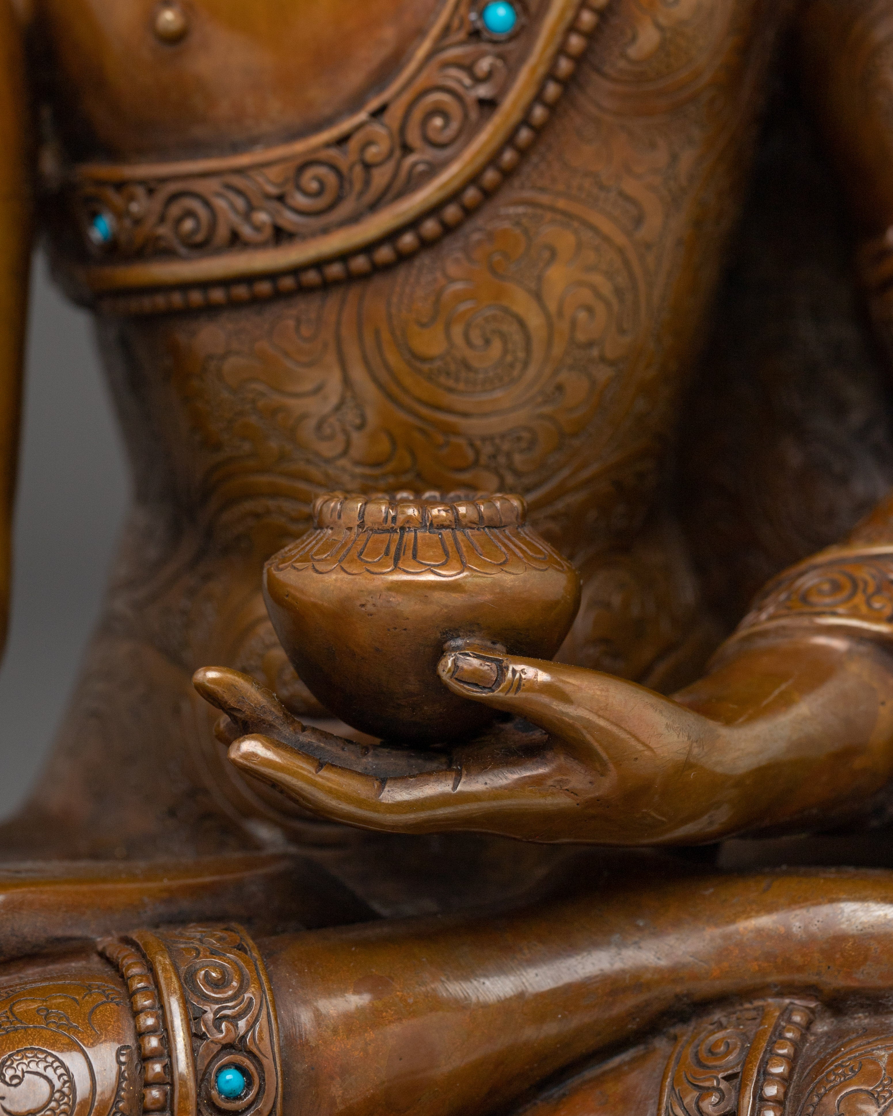 Ratnasambhava, Buddha of Abundance | Nepali Handcrafted Icon