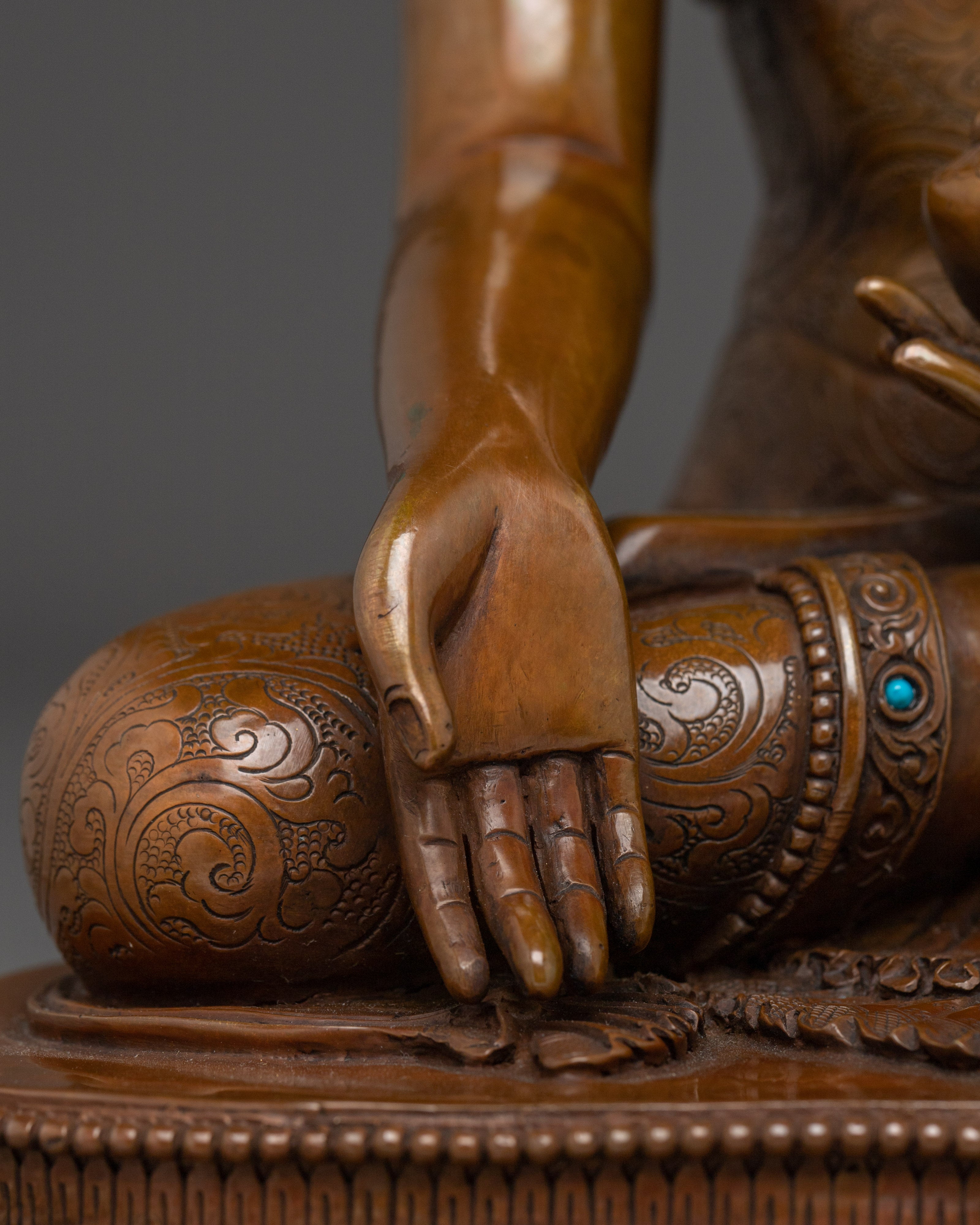 Ratnasambhava, Buddha of Abundance | Nepali Handcrafted Icon