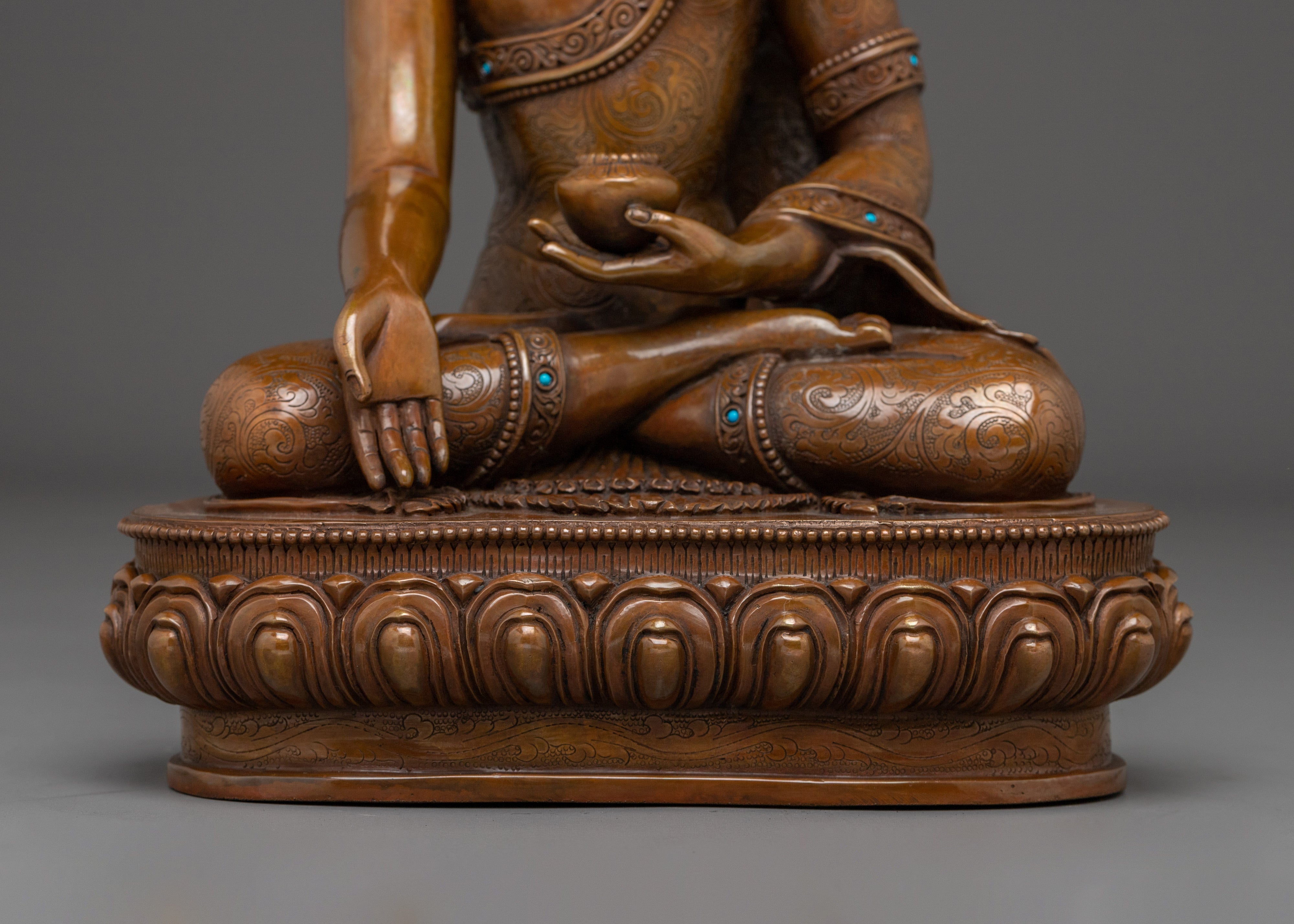 Ratnasambhava, Buddha of Abundance | Nepali Handcrafted Icon